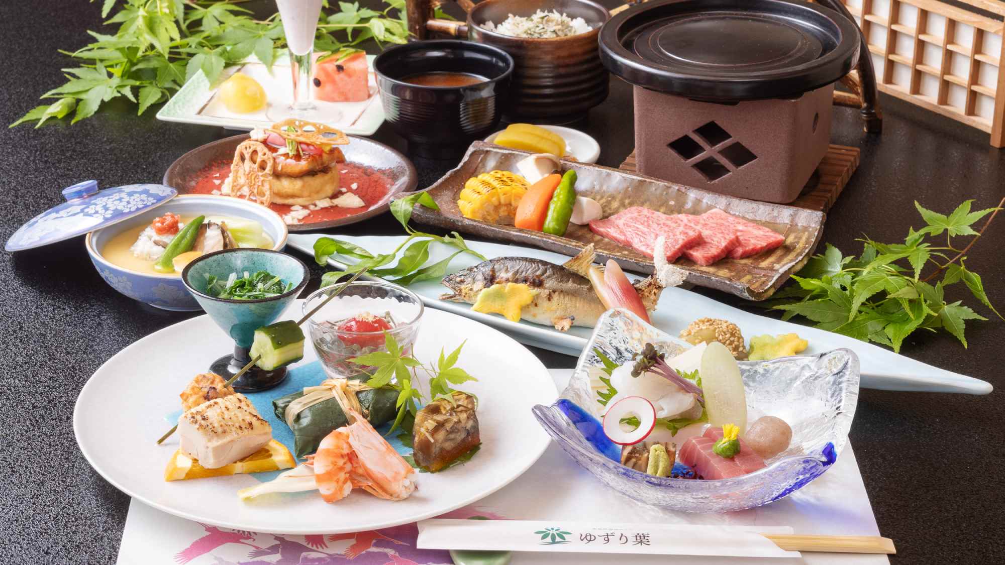 【夕食】夏の会席※イメージ