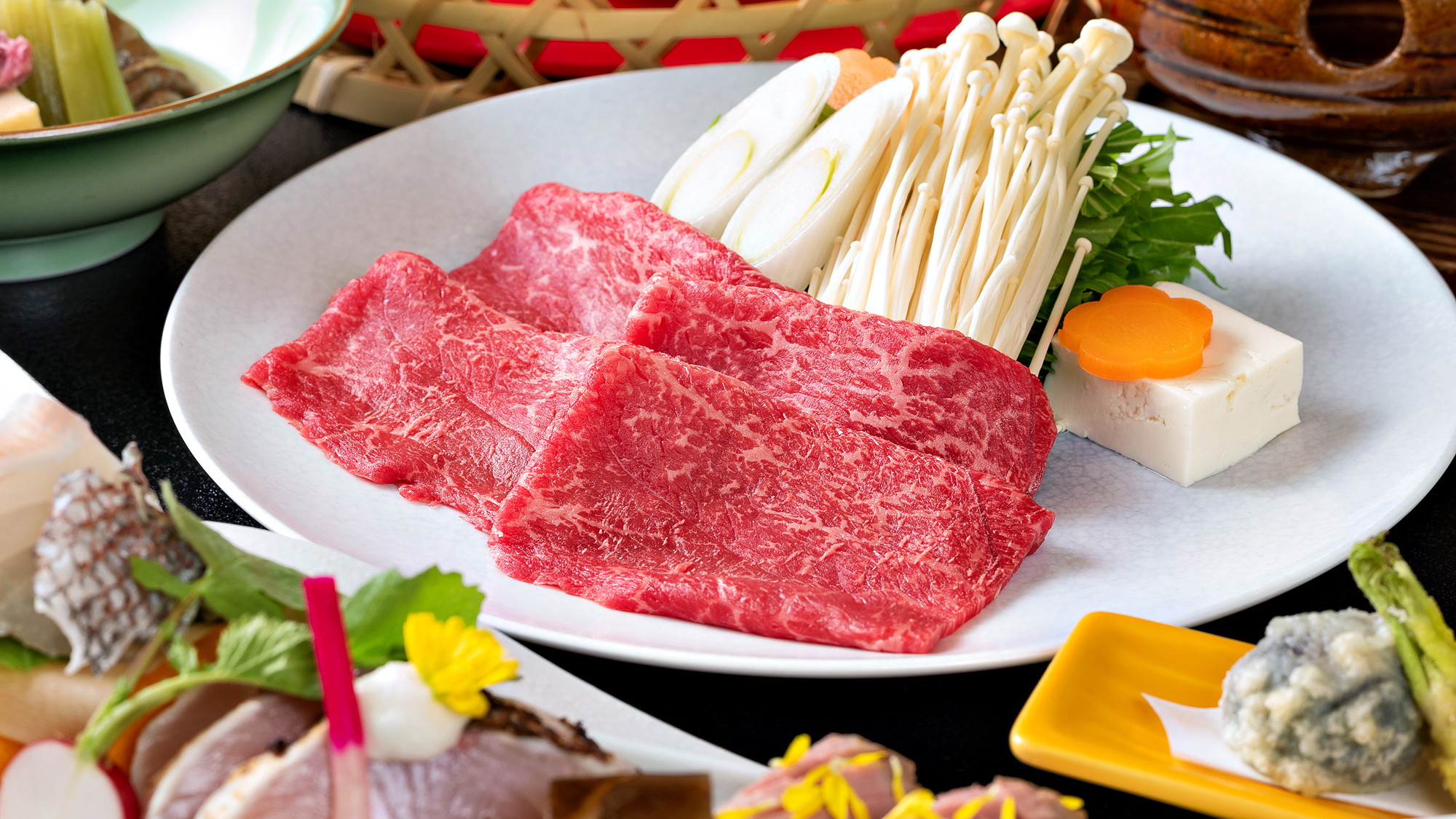 【夕食】春の特選飛騨牛会席※イメージ