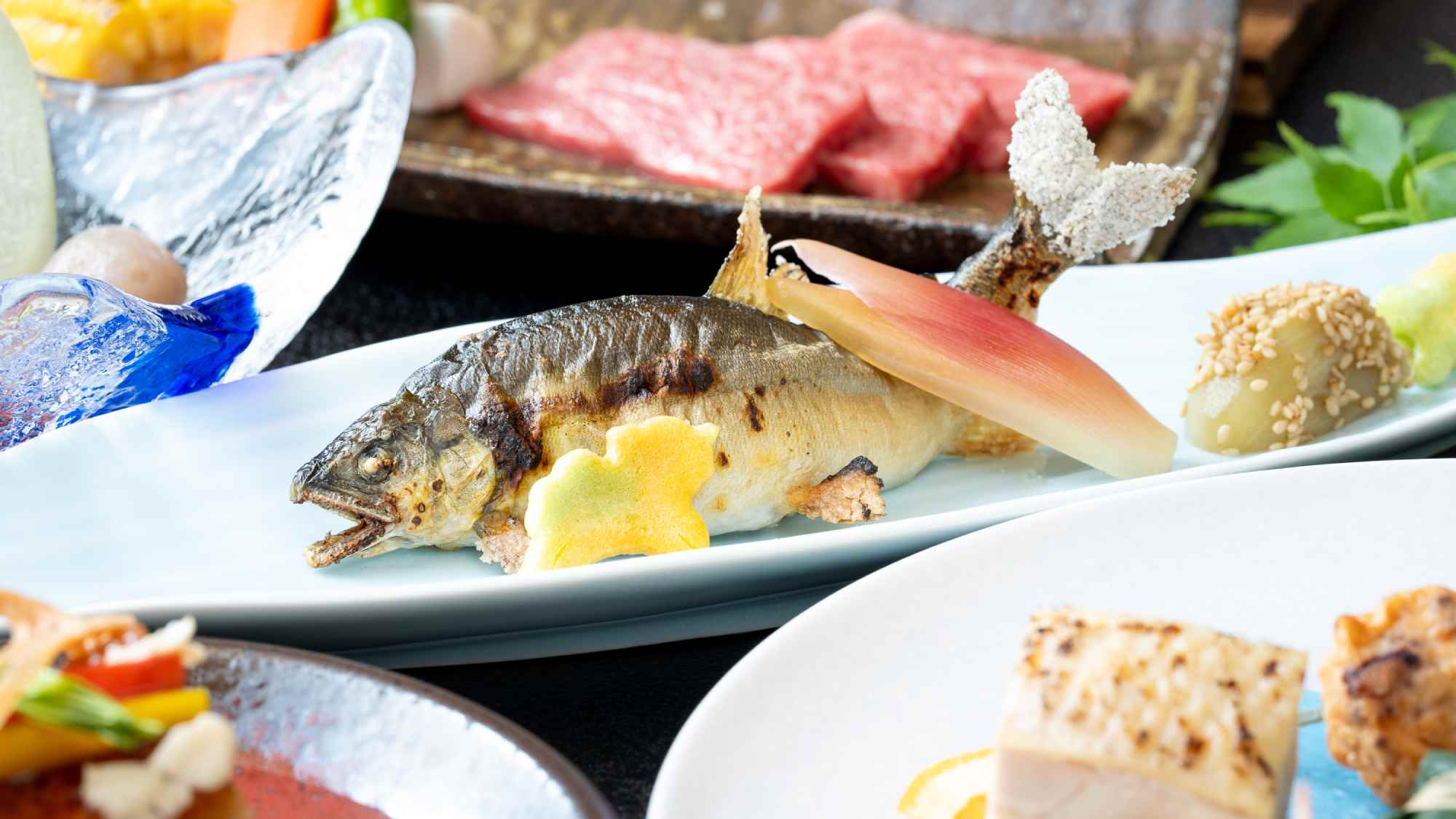 【夕食】夏の会席料理※イメージ