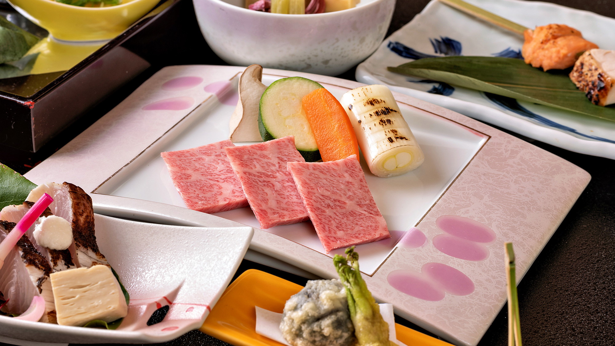 【夕食】春の基本会席※イメージ