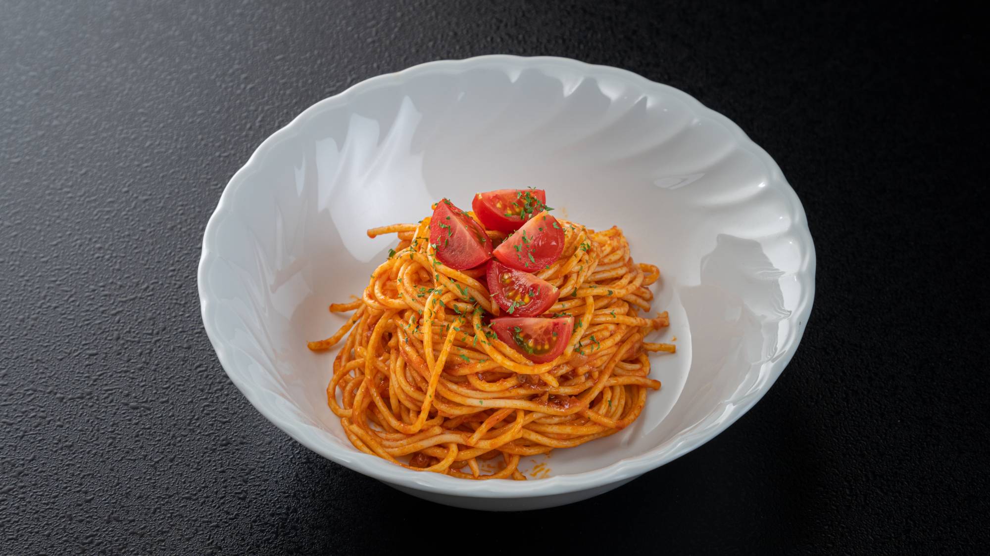 【喫茶メニュー】恵那山「とまと」のスパゲッティー