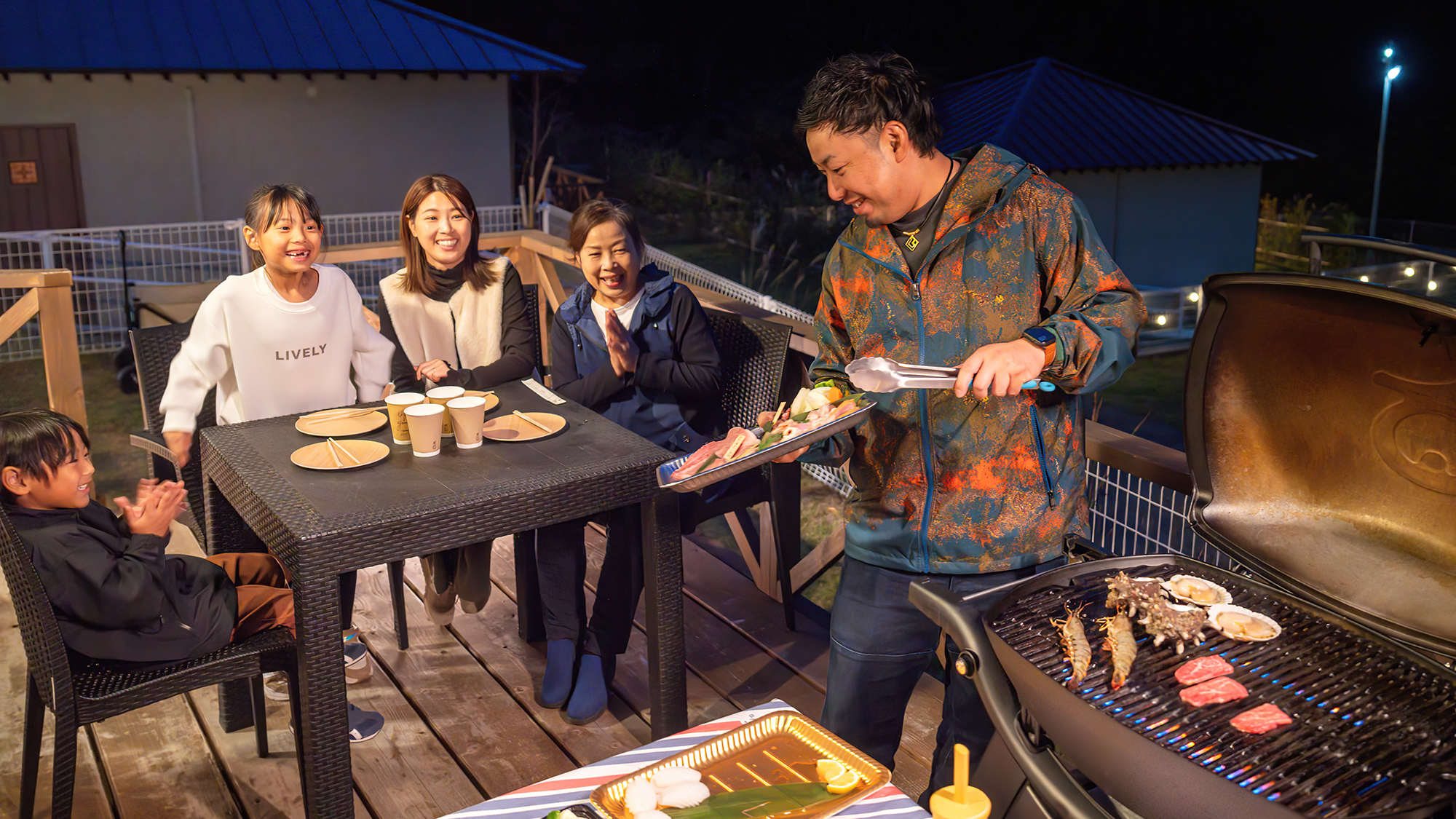 BBQといえども「長崎」を味わえる食材をたっぷりご用意！海と山の豊かな恵みをお楽しみください。