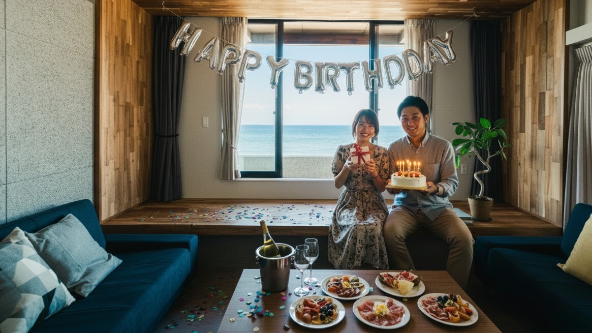 ２食付／大切な方との特別な記念日をオーシャンフロント貸別荘で演出！アニバーサリーリゾート