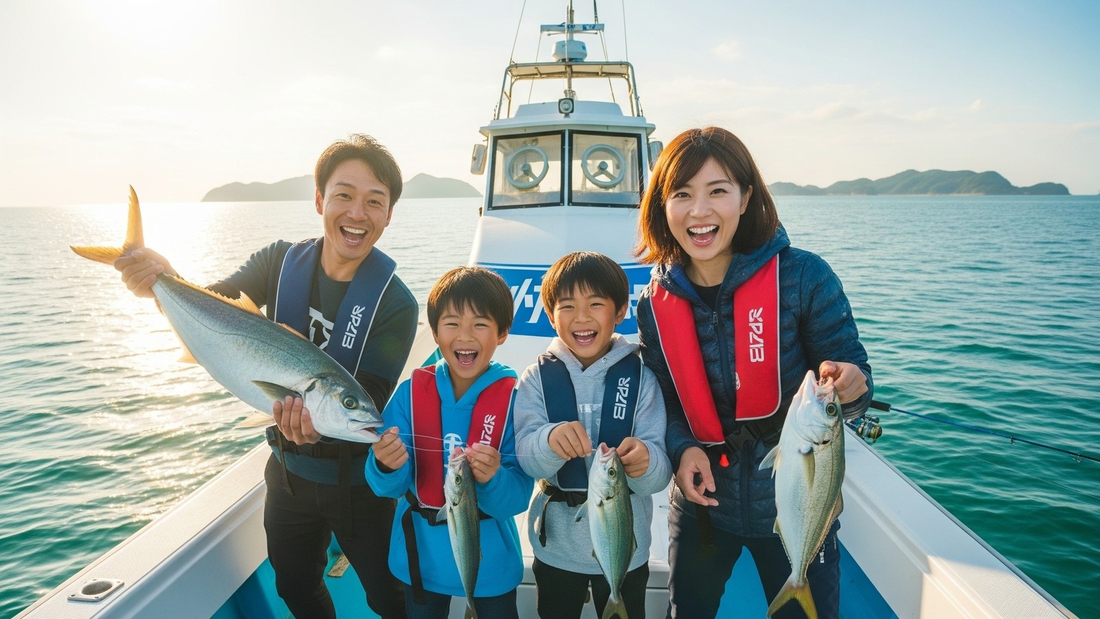 夕食付／海まで5秒の貸別荘！越前海岸を遊び尽くす夏休み！漁船貸切での豪華海釣り体験と贅沢BBQ