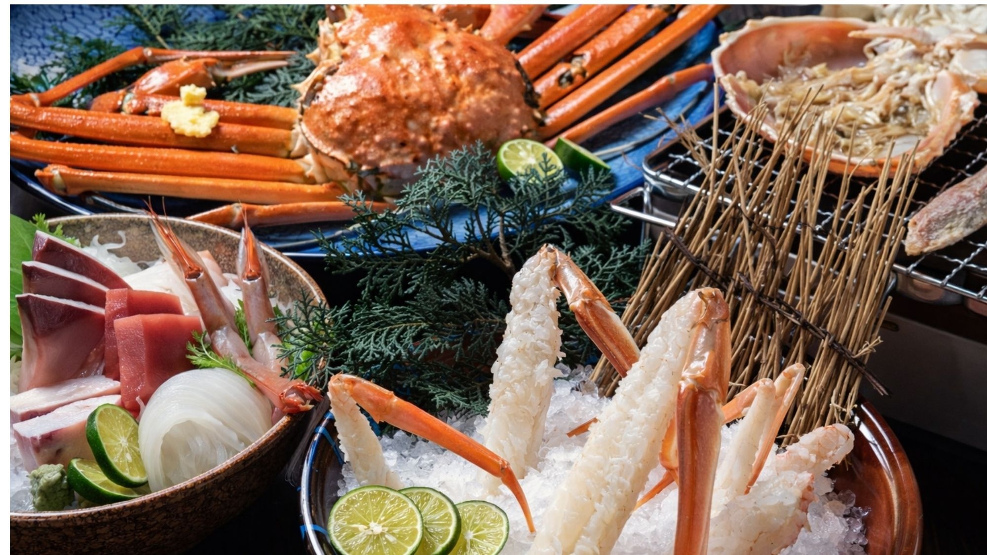 2食付/福井の冬の贅を尽くした越前蟹フルコースと海景ジャグジーの貸別荘で過ごす極上バカンス