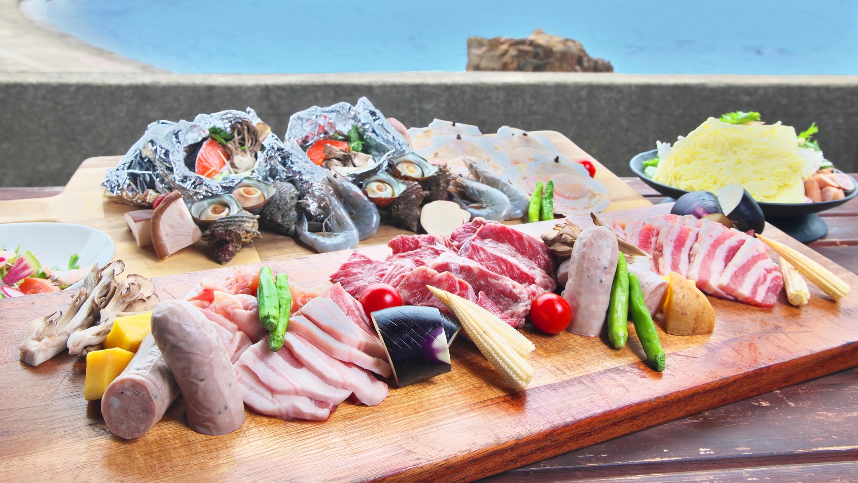 ２食付／夏休みは越前海岸がおススメ！透明度抜群の福井の海でシュノーケリングと贅沢BBQ