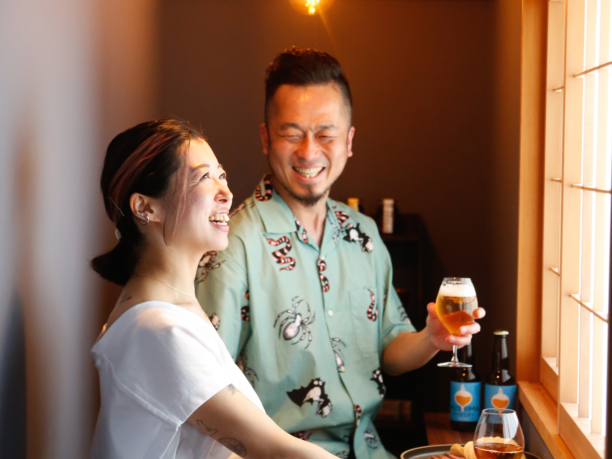 和風バーカウンター