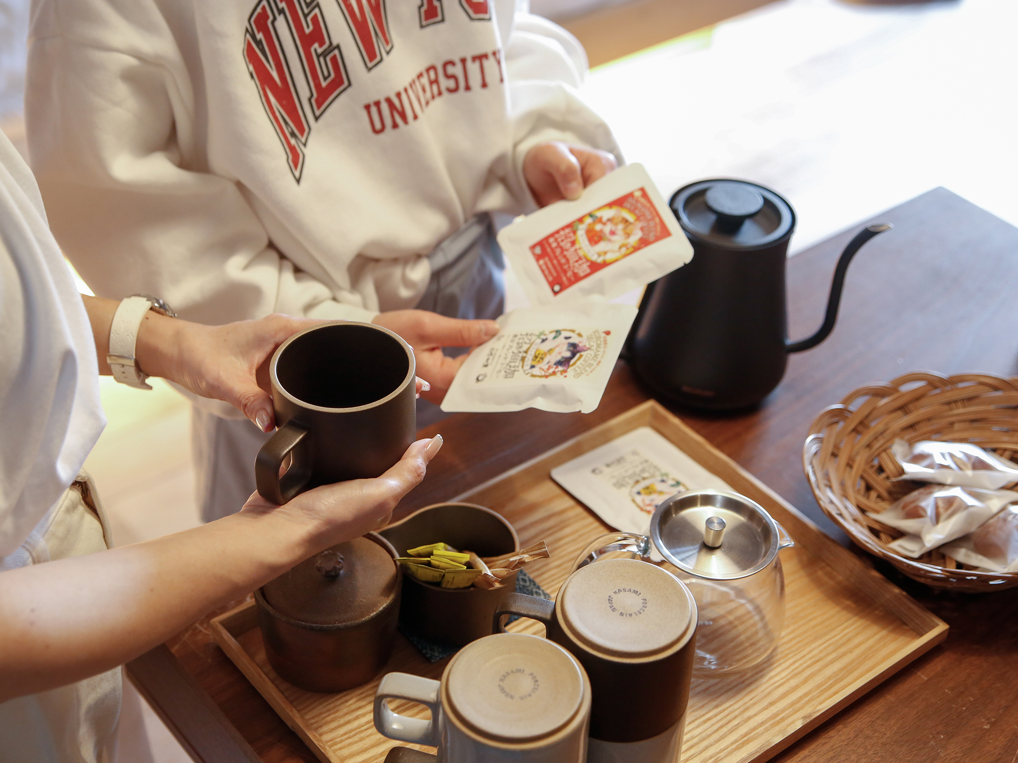 宿でカフェタイム