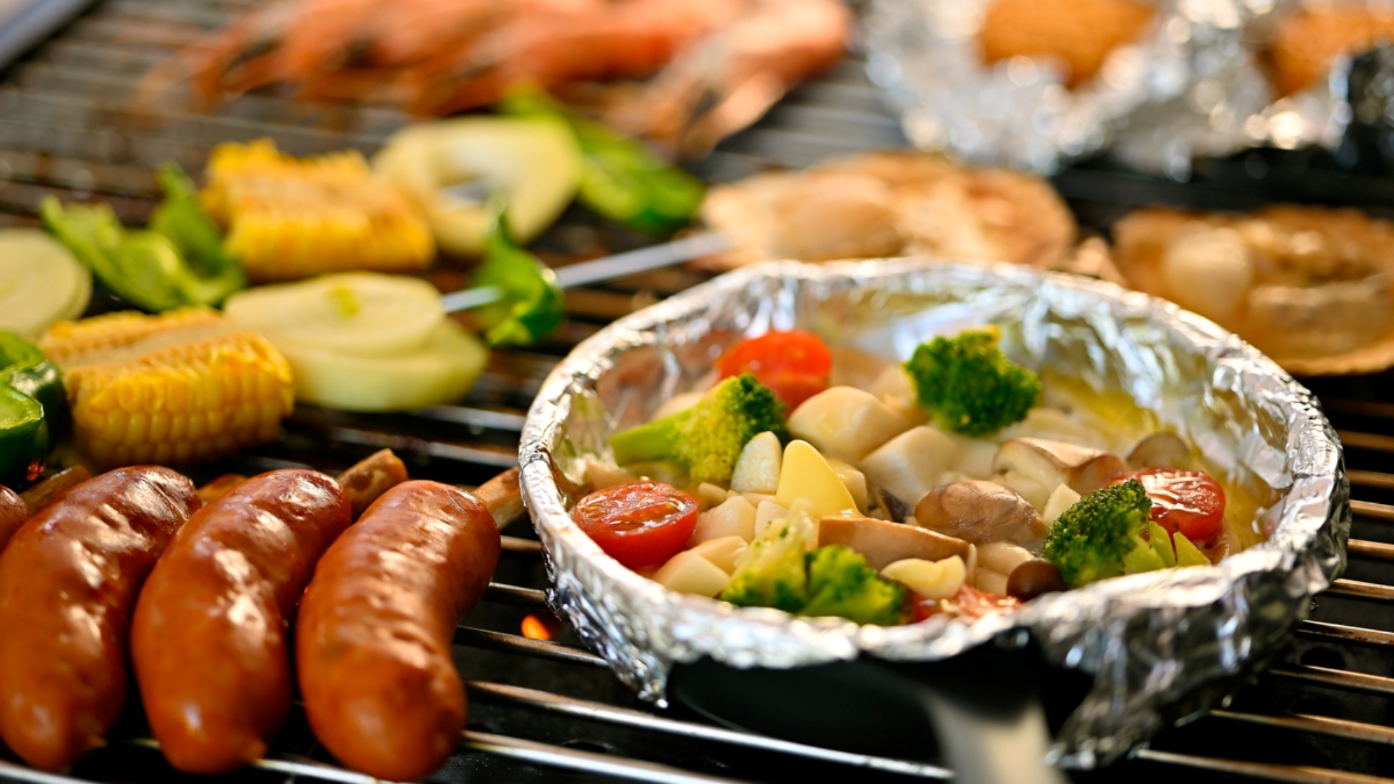 ＼平日限定／【ちょっとお得にグランピング】少なめ＆お気軽BBQ！釣り×川遊び×アスレチック/2食付