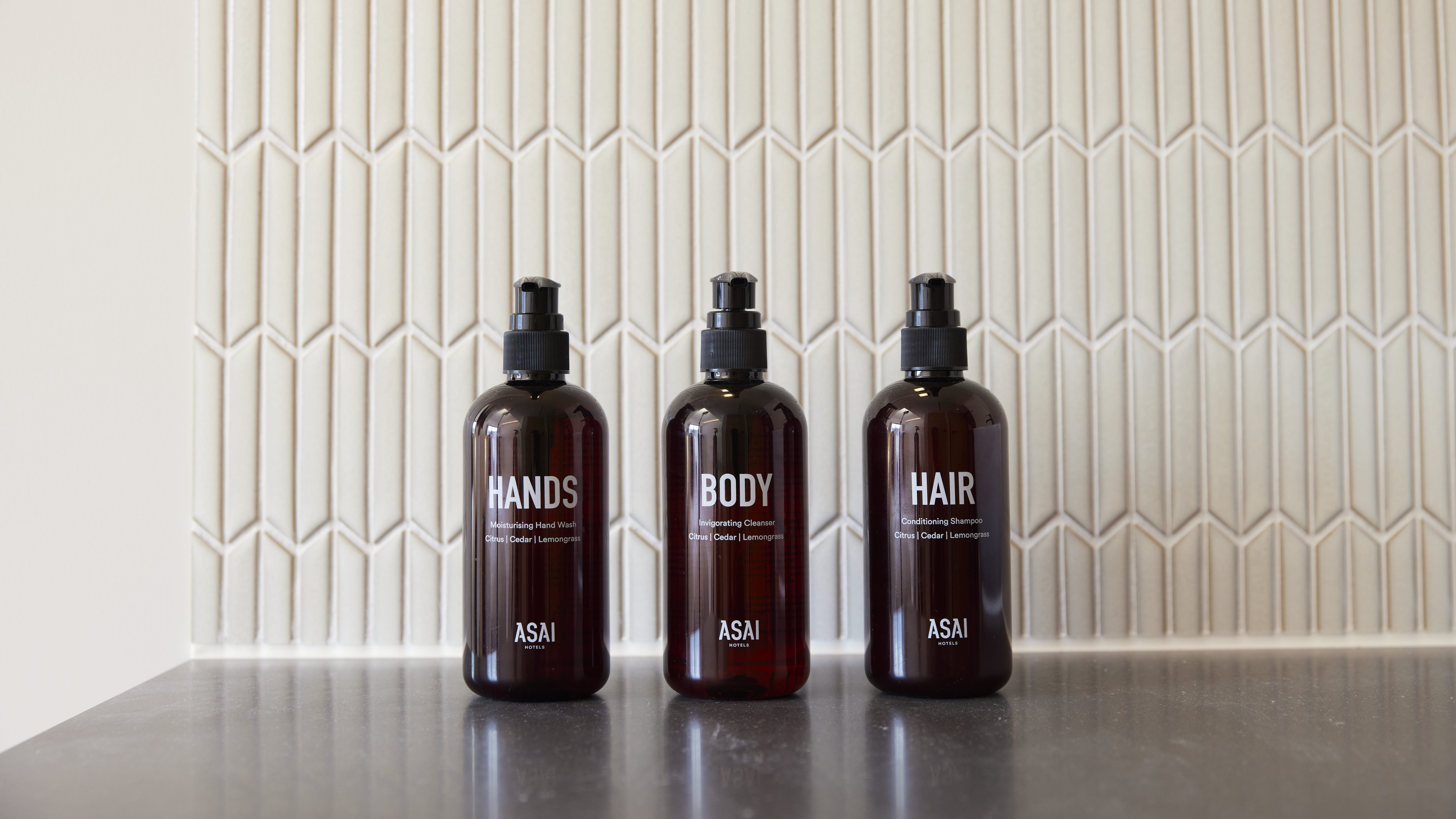 シトラスシダーレモングラスのアメニティ