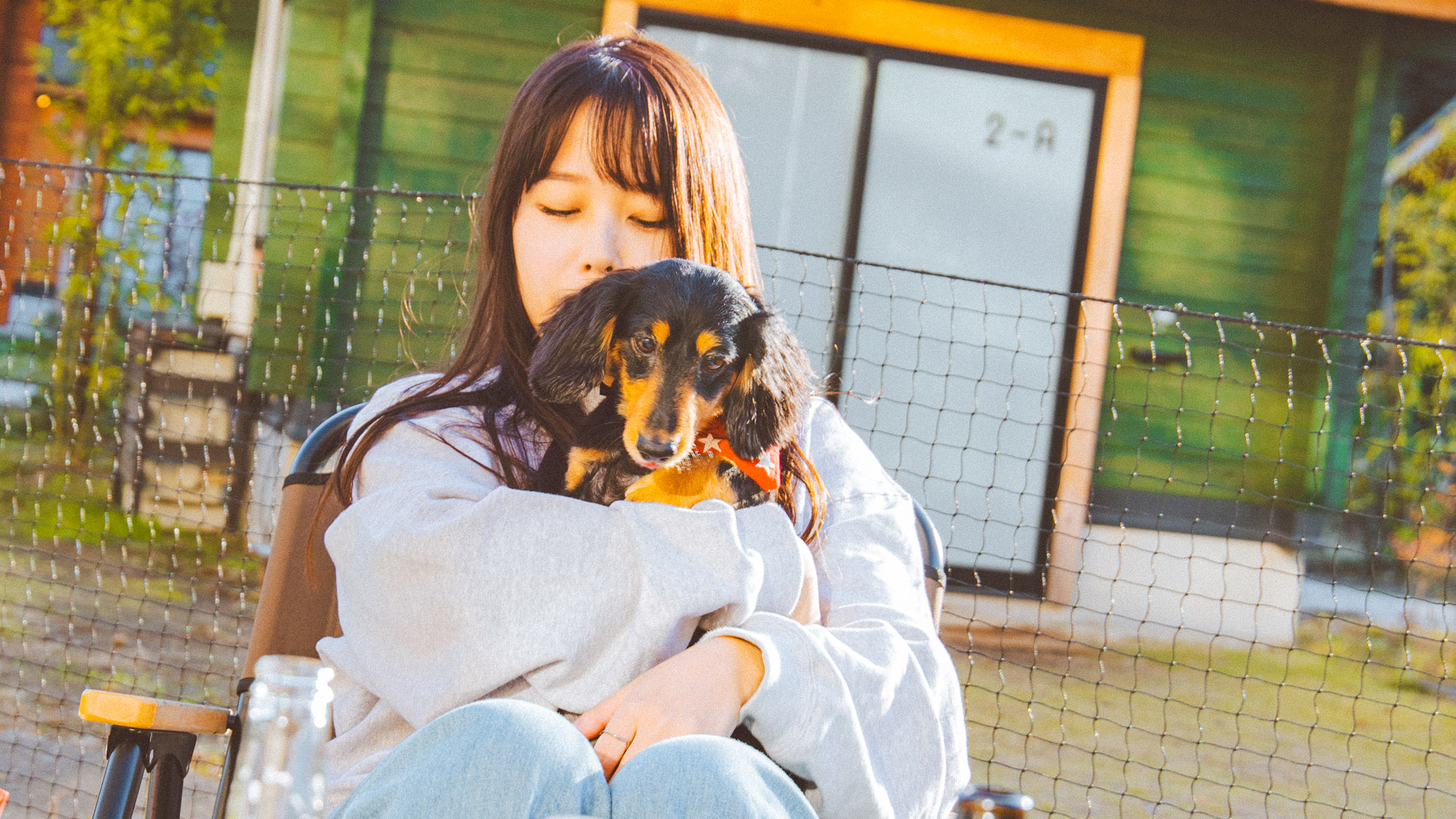 愛犬と過ごす癒やしの時間。特別な休日が待っています。