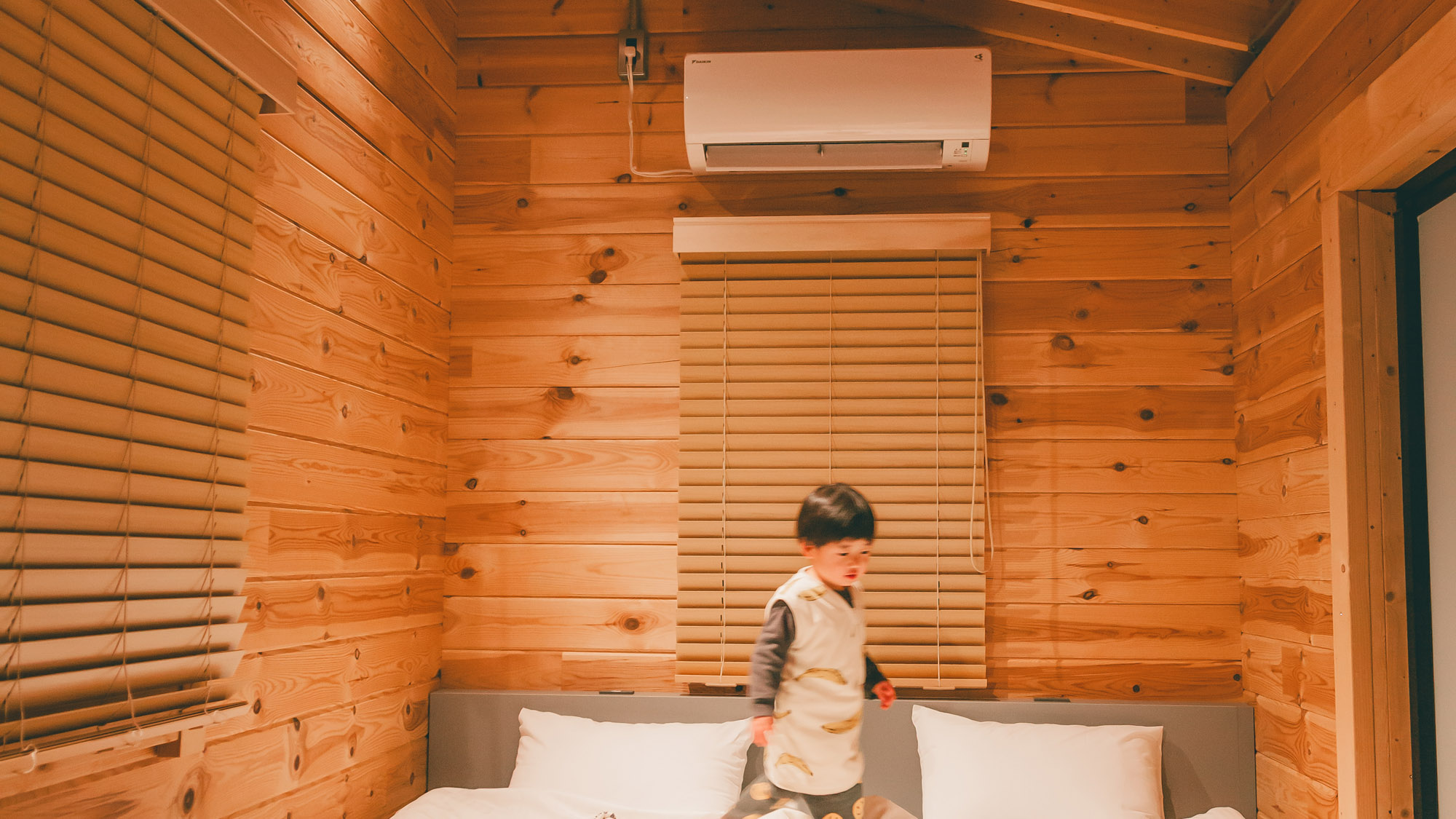 【4beds cabin】子どもがワクワクするレイアウトで、ファミリー旅がもっと楽しく。