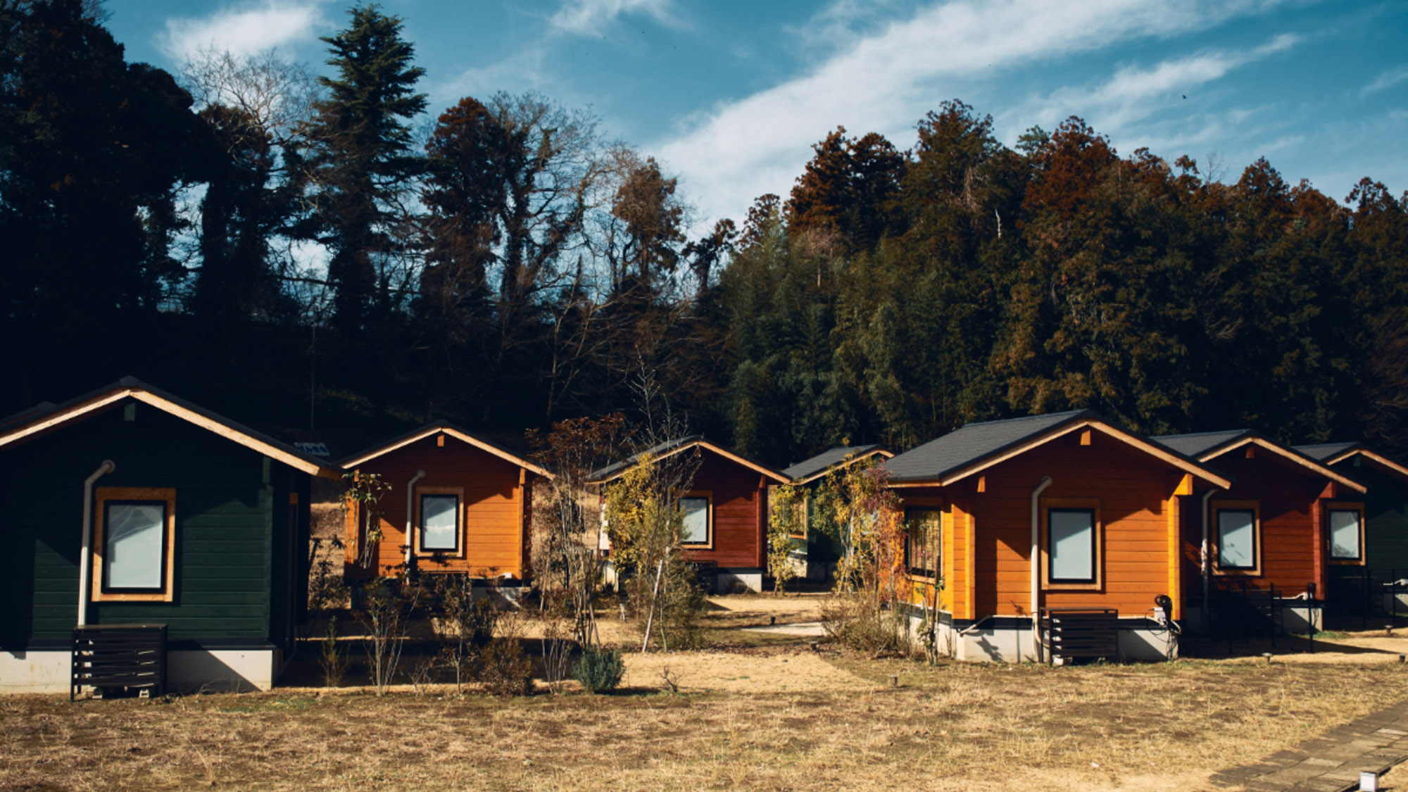 【2beds cabin】自然に溶け込むキャビンで、四季の移ろいを感じながら過ごす贅沢な時間。