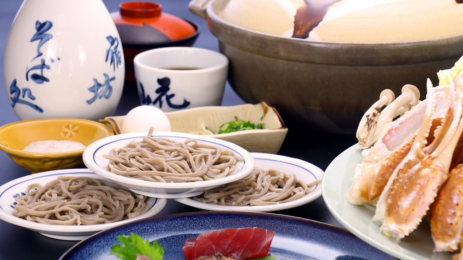 ◇かにすき◇そんなに量が食べられない方は必見！出石そば付き♪