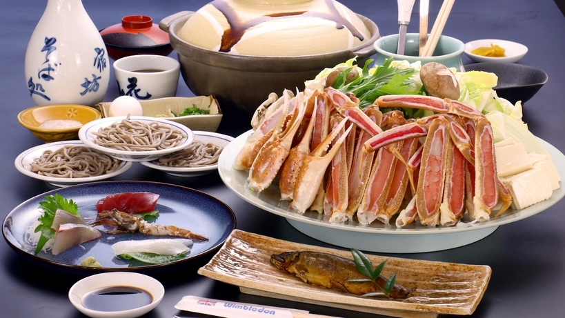 ◇かにすき◇そんなに量が食べられない方は必見！出石そば付き♪