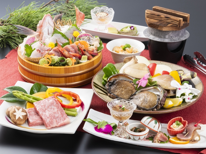 【限定３組】1泊2食 常陸牛と海鮮をお好みで【バーベキュープラン】