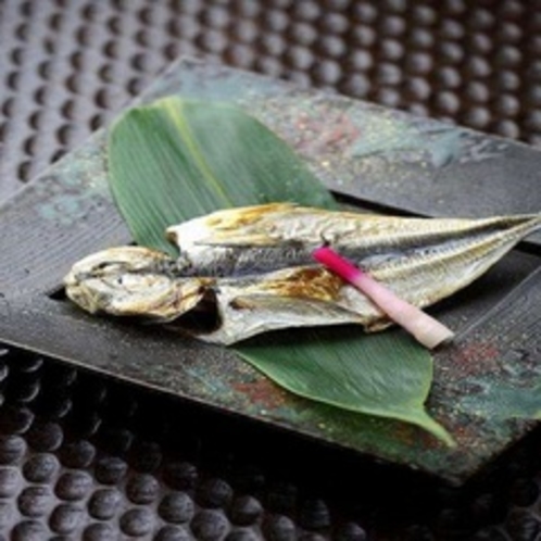 さがみ湾で取れた鯵を干物に