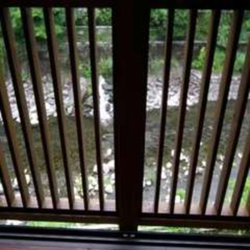 新客室から見た須雲川