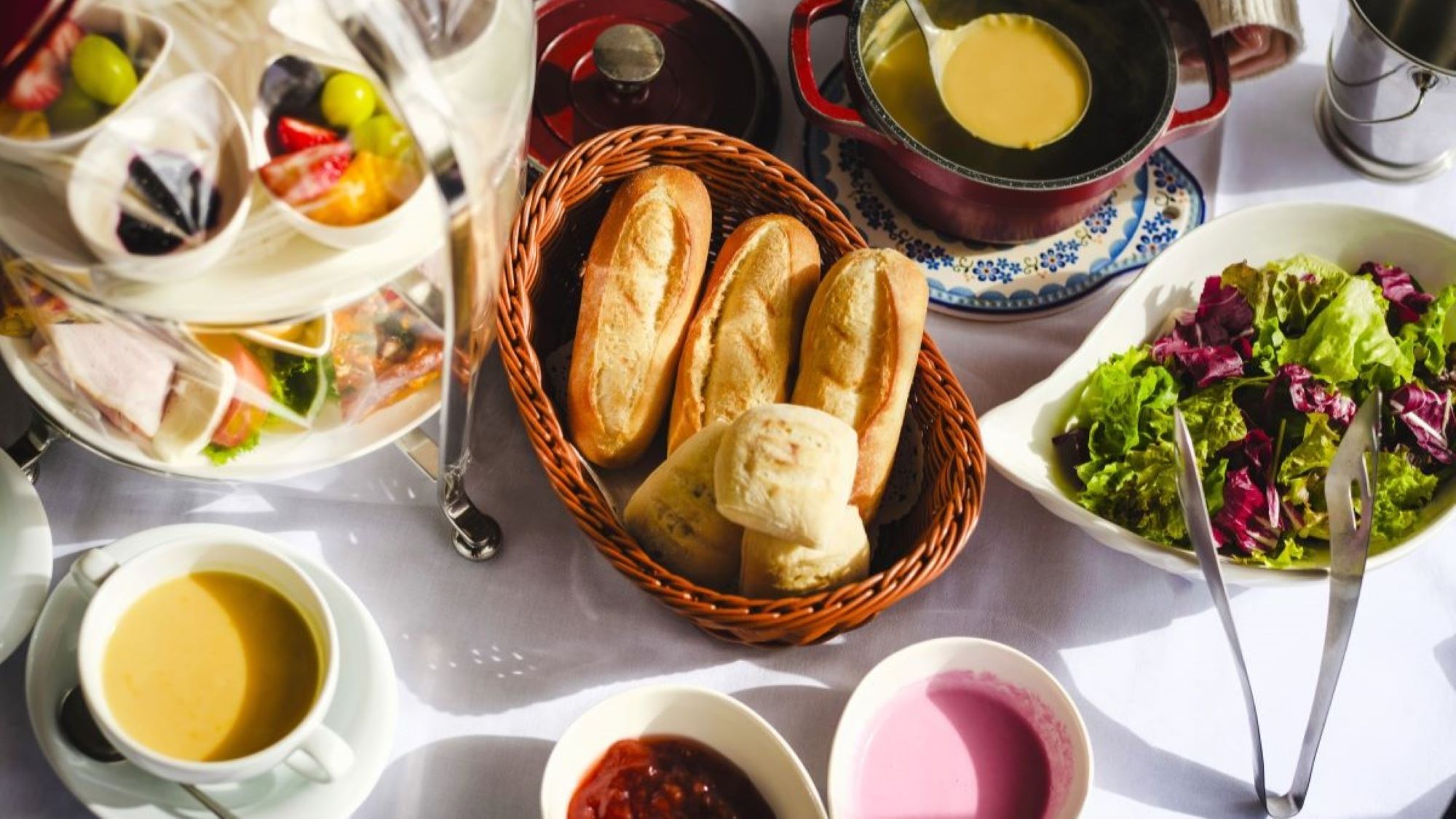 朝食(フレンチスタイル)1日のはじまりは美と健康を考えた朝食から