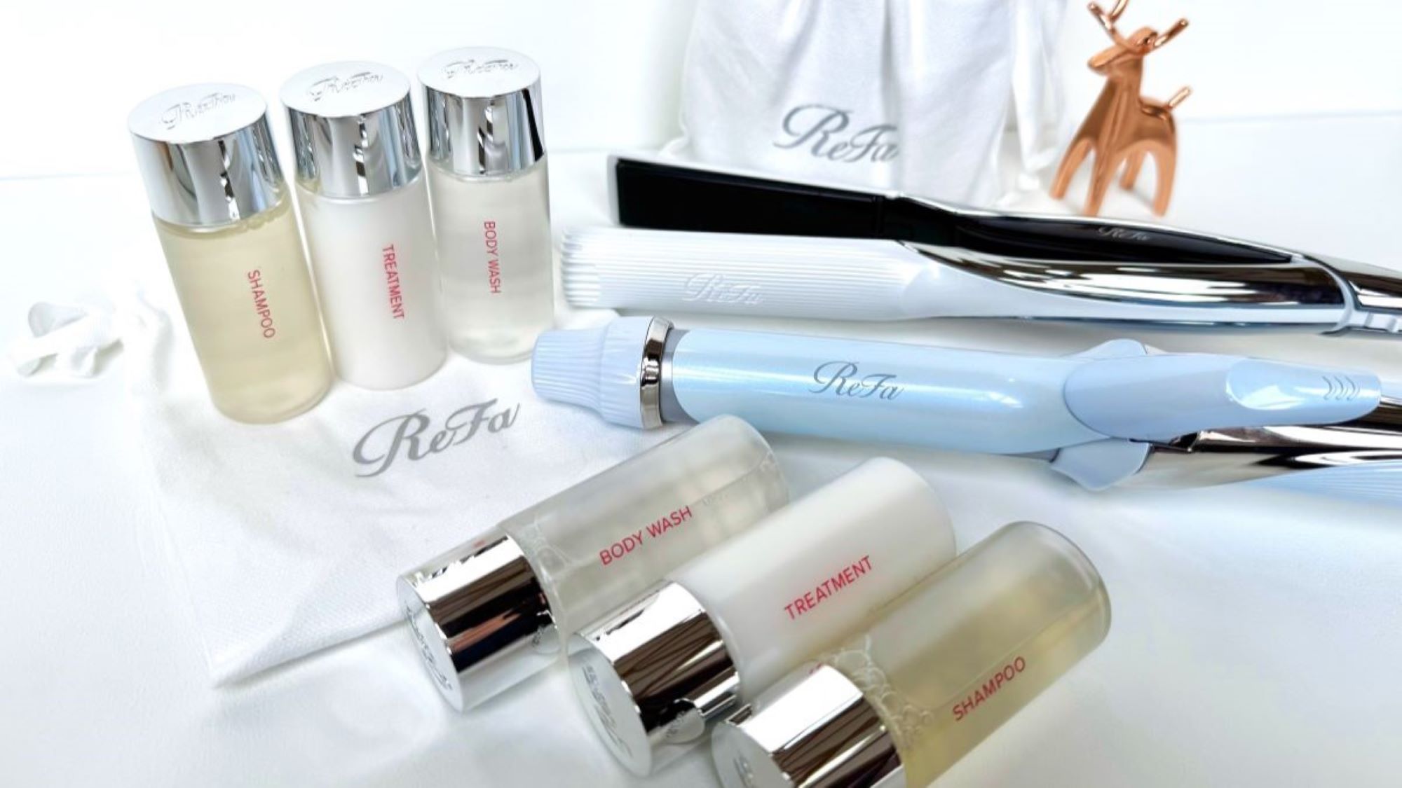 Re-Faのミニボトルセット　ヘアアイロン2種