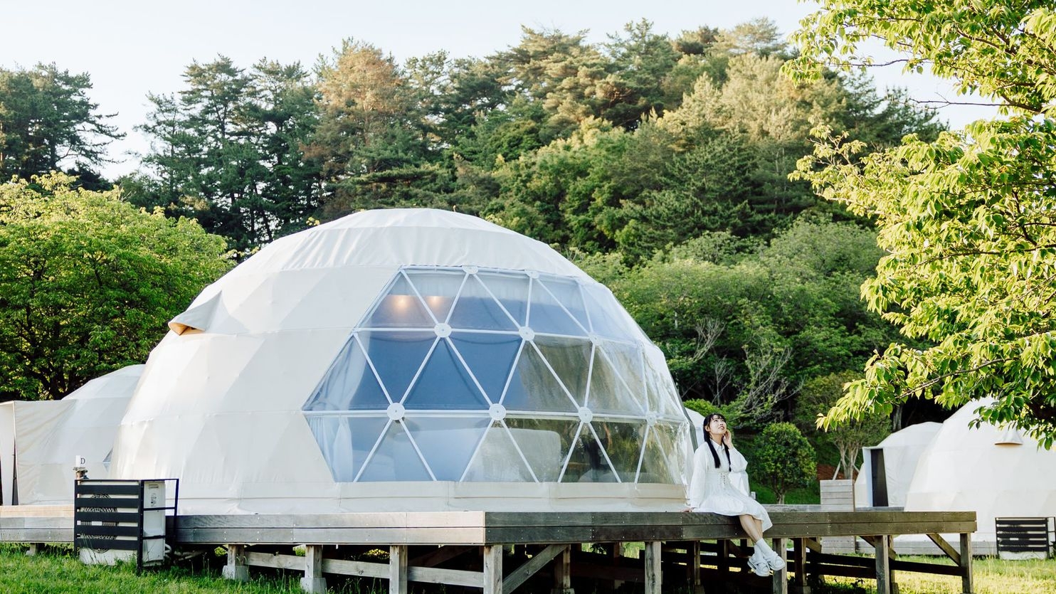 【スタンダードプラン】日本一の池！無人島グランピング＜1泊2食＞無料アクティビティ有☆