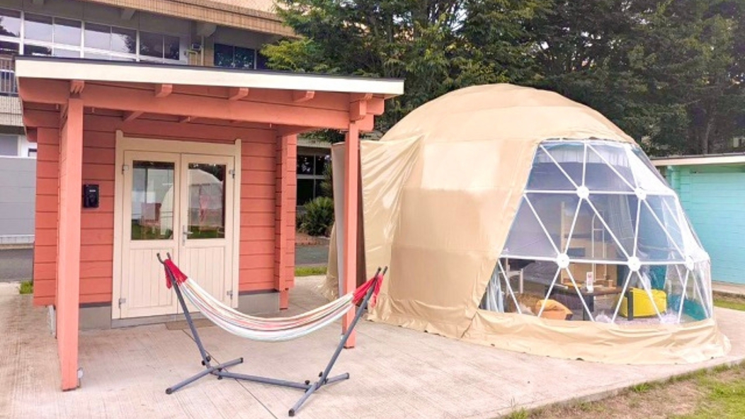 ファミリードームテント　専用BBQハウス付