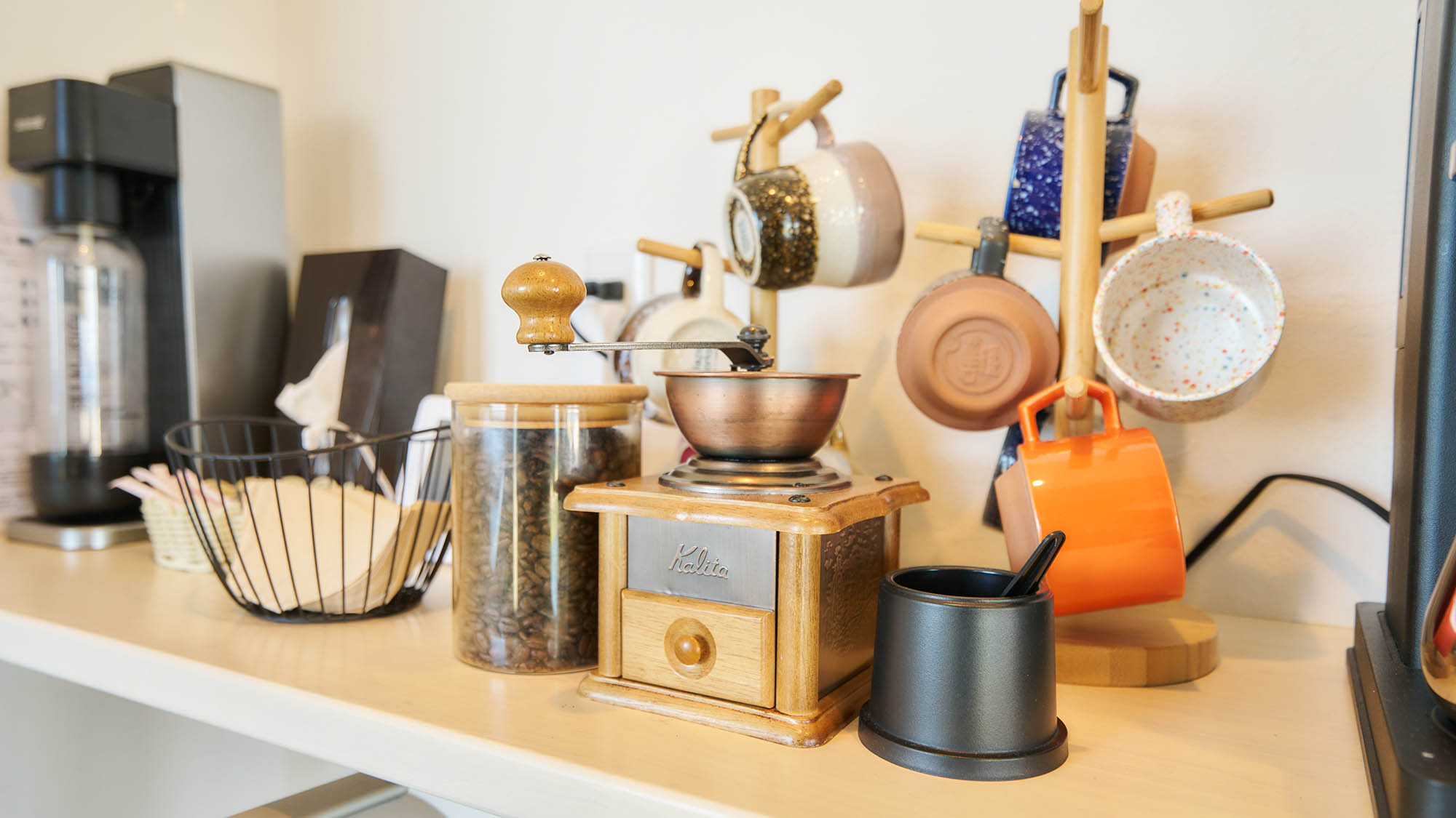 ・【Type i／キッチン】豆を挽き、コーヒーの香りを楽しみながら優雅なひと時をお過ごしください