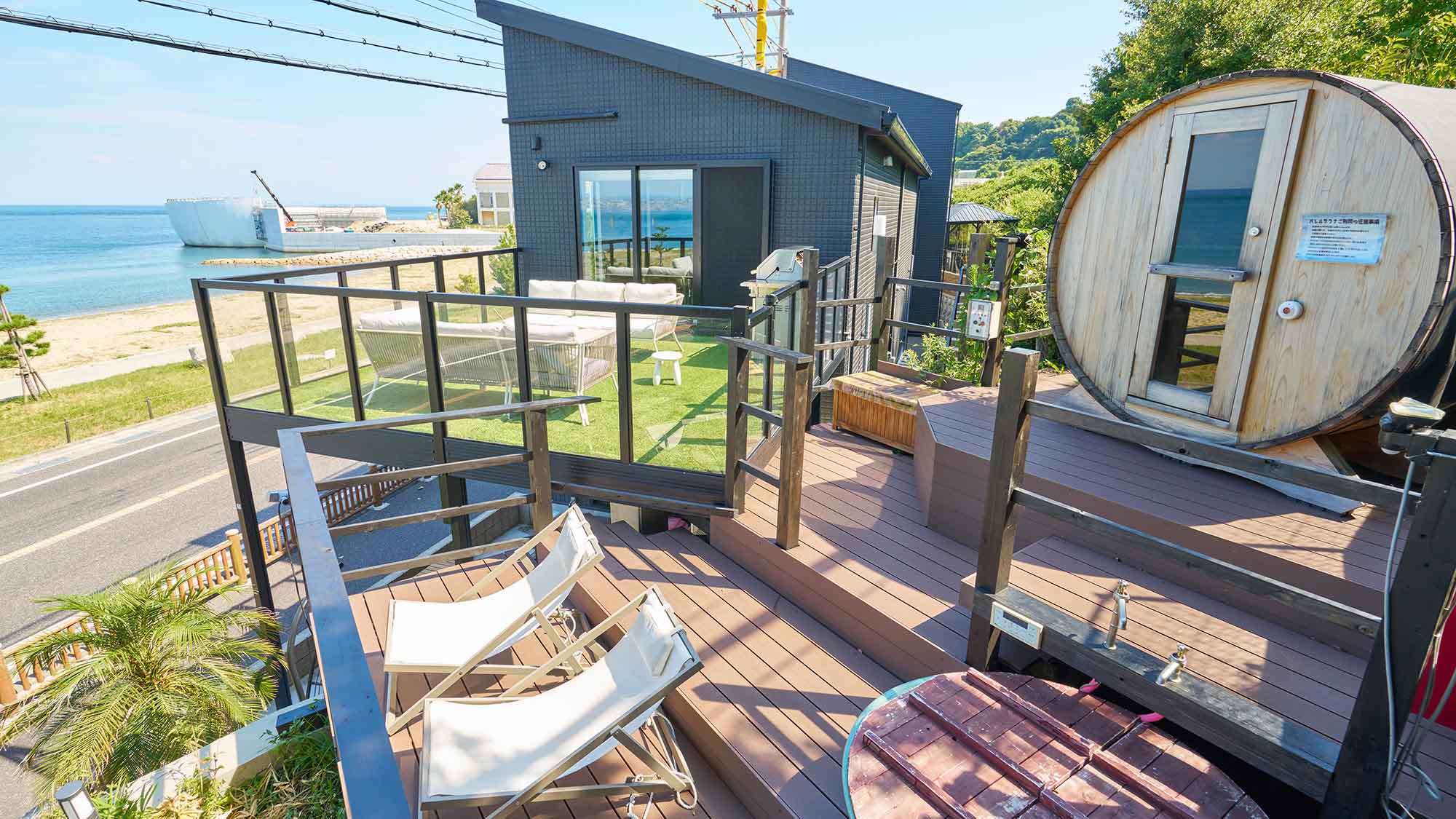 ・【Type i／サウナ】いつものサウナとはひと味違う、海を眼前にしながらのサウナ体験はいかがですか