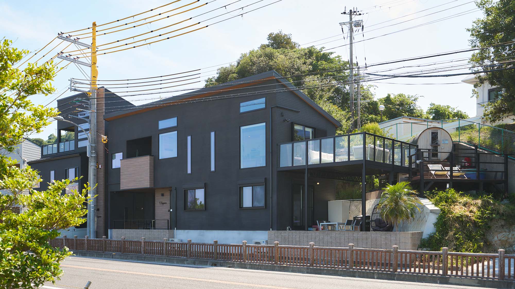 ・【Type i／外観】充実設備の貸切宿で、淡路島の景色を楽しみながらゆったり休暇をお過ごしください