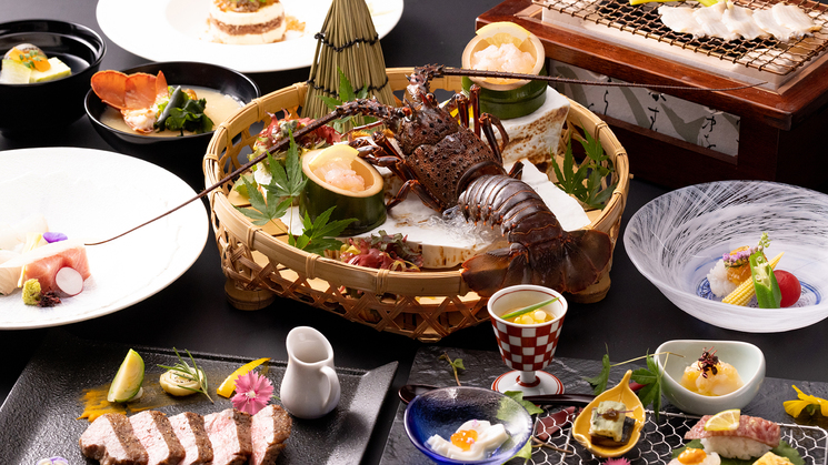 【LUXDAYSセール】【プレミアム】■メインは「伊万里牛・佐賀牛」食べ比べ■更に伊勢海老付〜