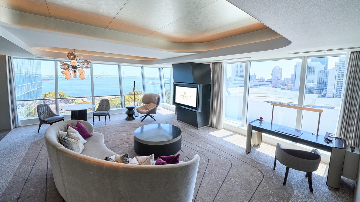 リビングルーム（ザ・カハラスイート ツイン）