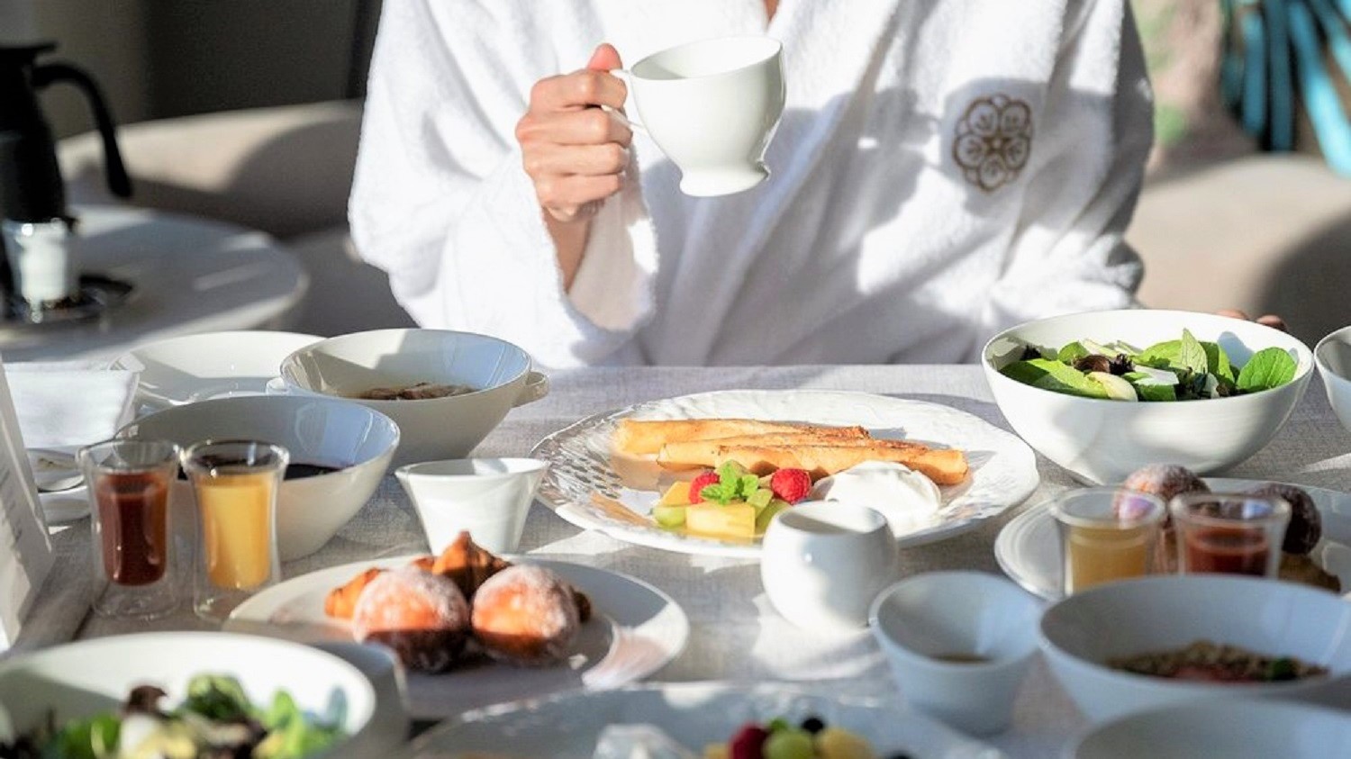 インルームダイニングのハワイアンブレックファスト　※イメージ