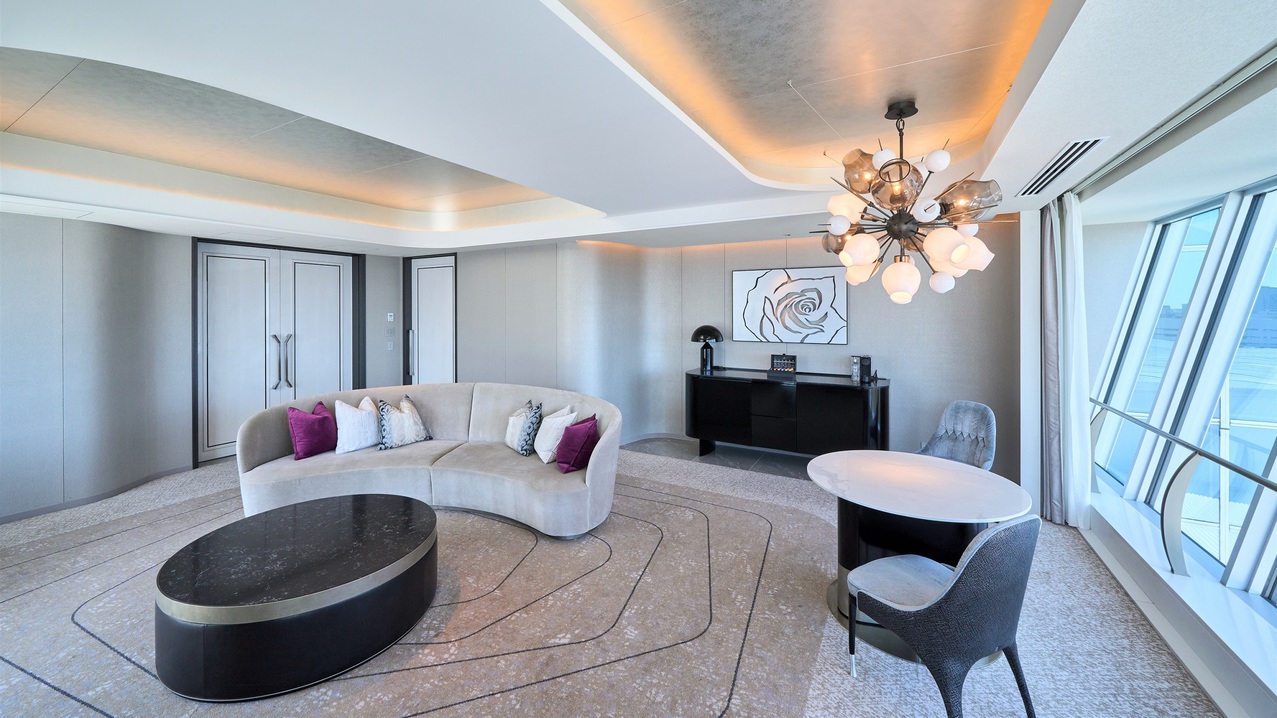 リビングルーム（ザ・カハラスイート ツイン）