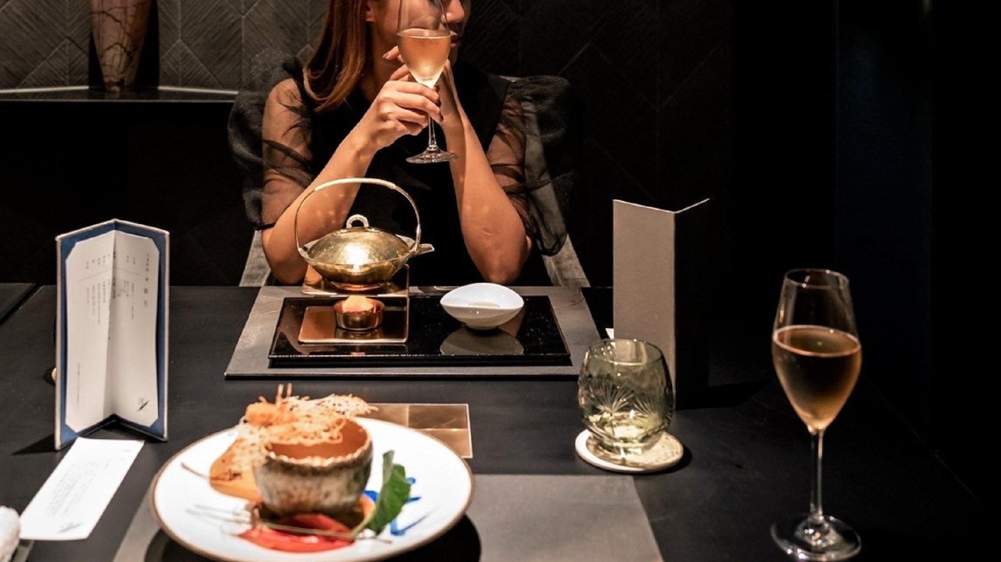 日本料理「華暦」でのディナー風景　※イメージ