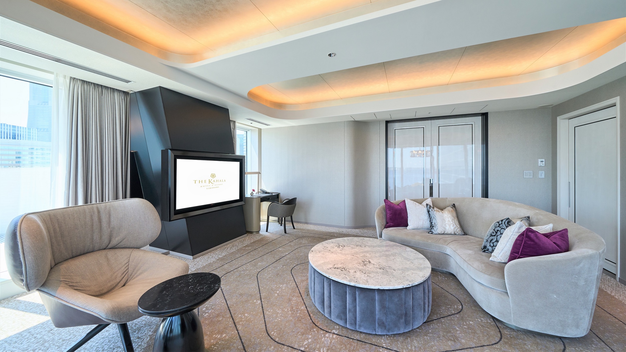 リビングルーム（ザ・カハラスイート キング）