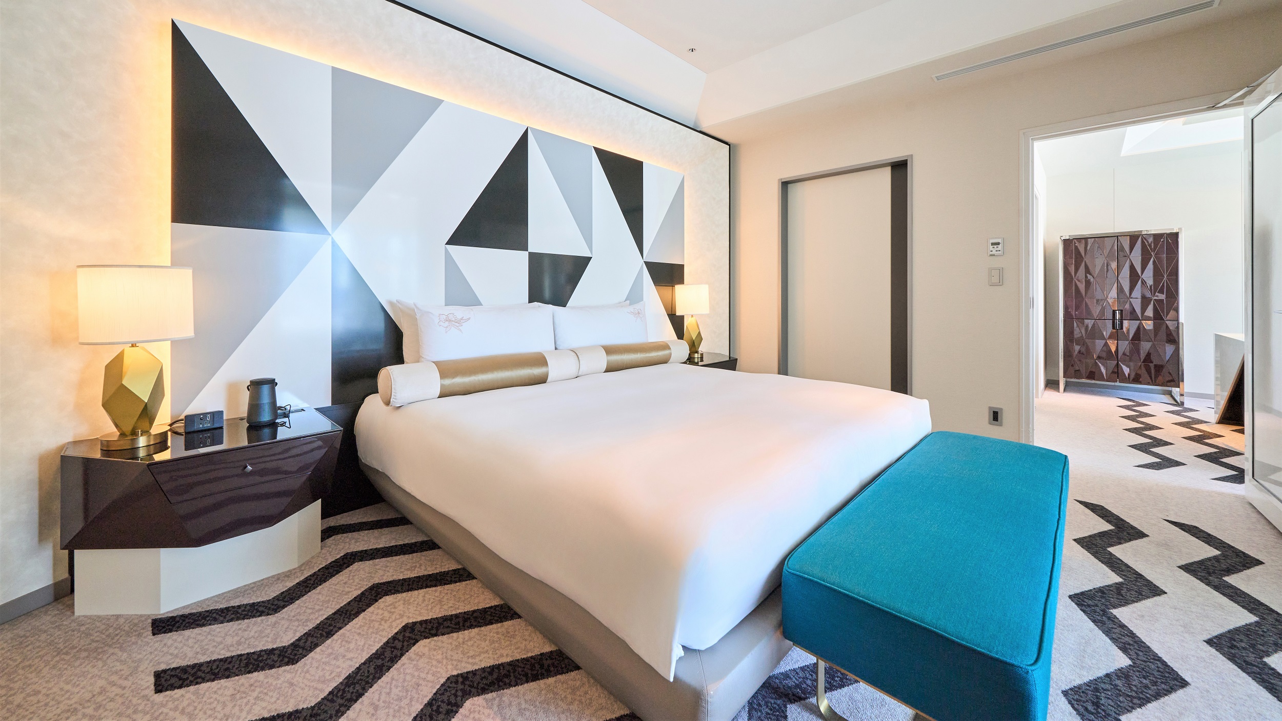 プレミア スイート キングのベッド