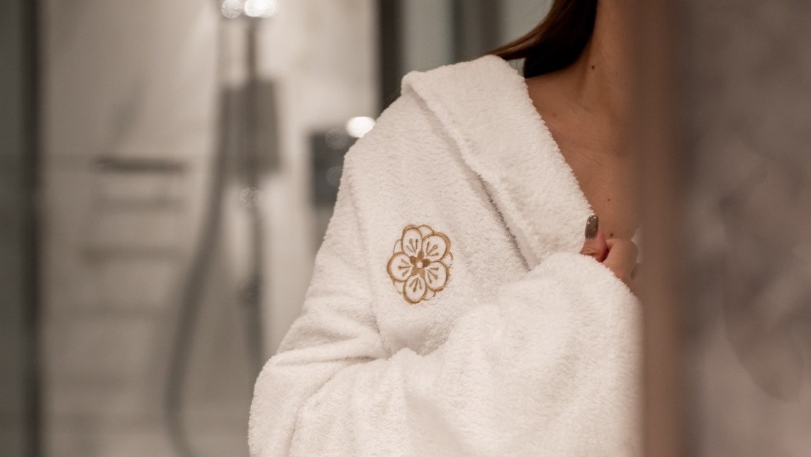 ガルニエ・ティエボー社のバスローブ