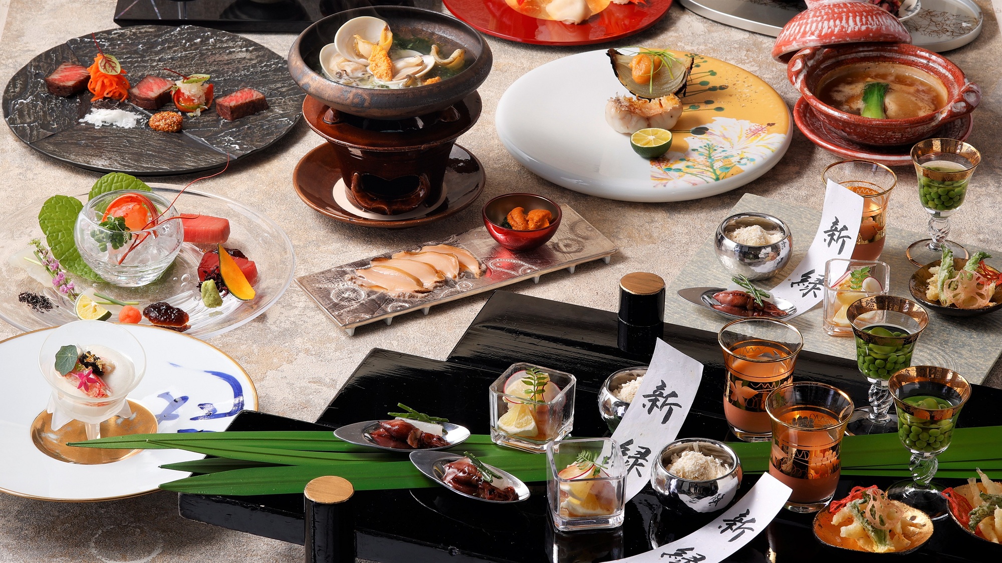 日本料理「華暦」のコース【好日】　3月17日～5月25日まで提供予定　※イメージ