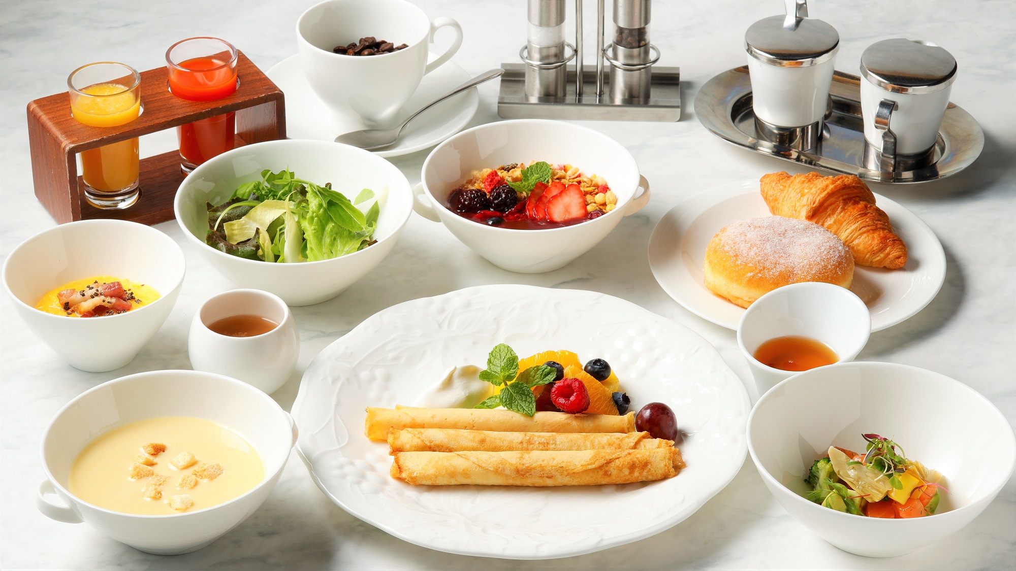 インルームダイニングのハワイアンブレックファスト　※イメージ