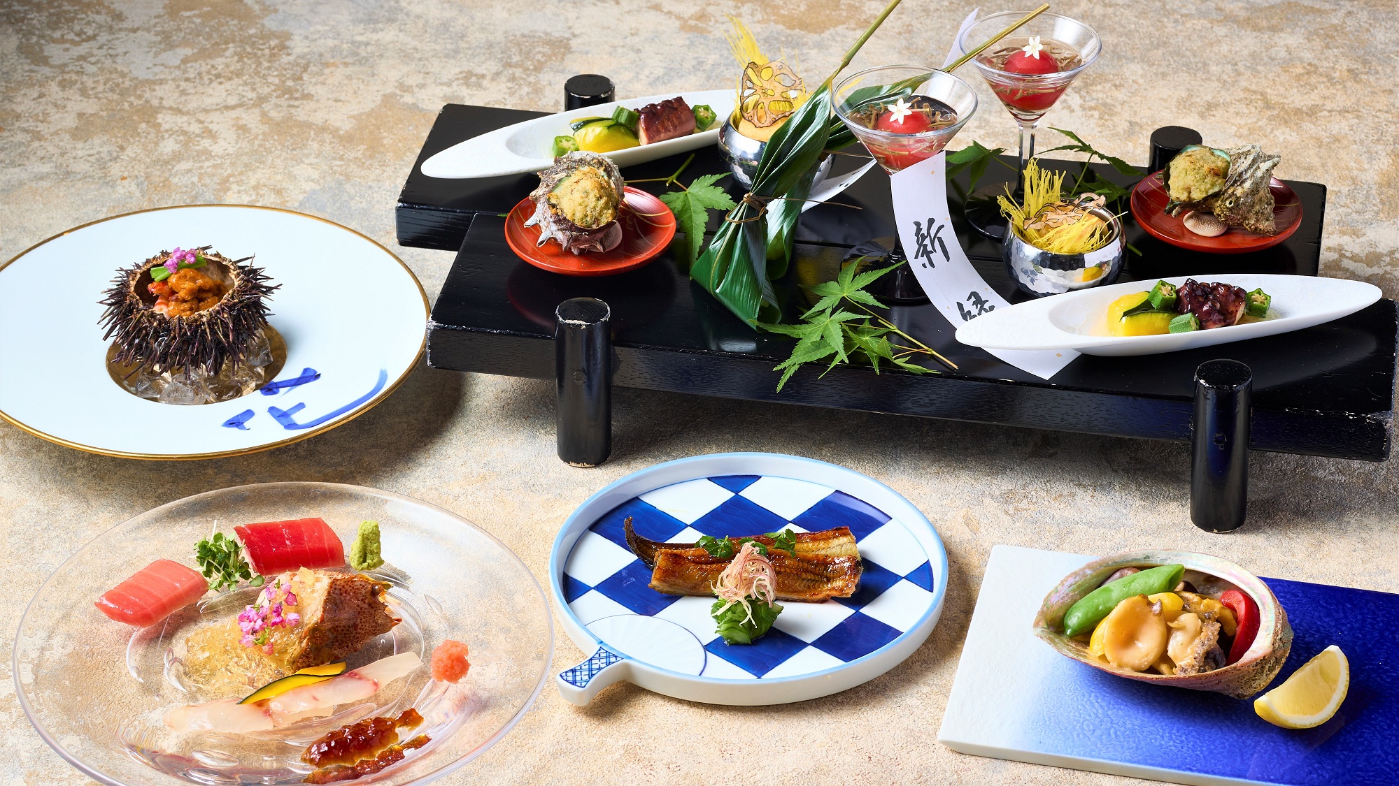 日本料理「華暦」のコース【好日】　5月26日～8月24日まで提供予定　※イメージ