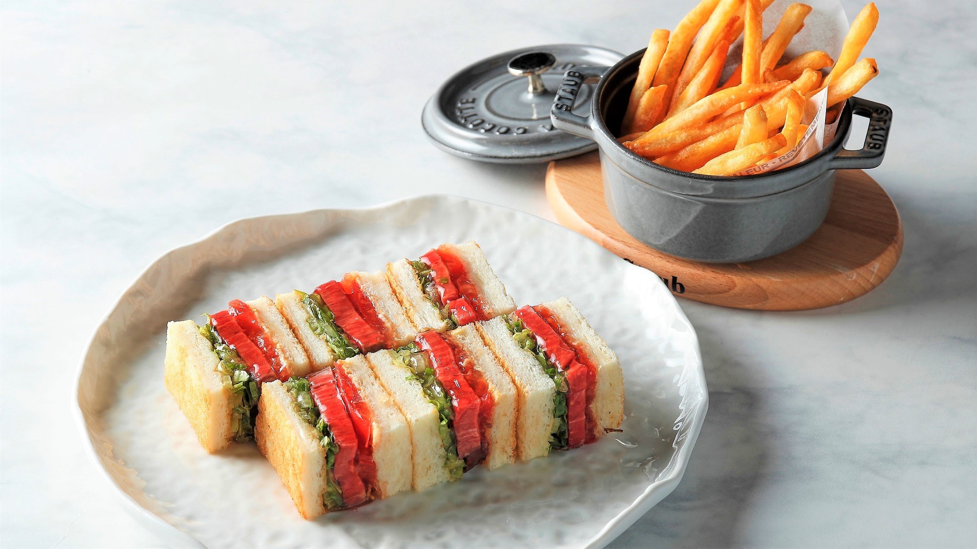 松阪牛フィレ肉のサンドウィッチ　※イメージ