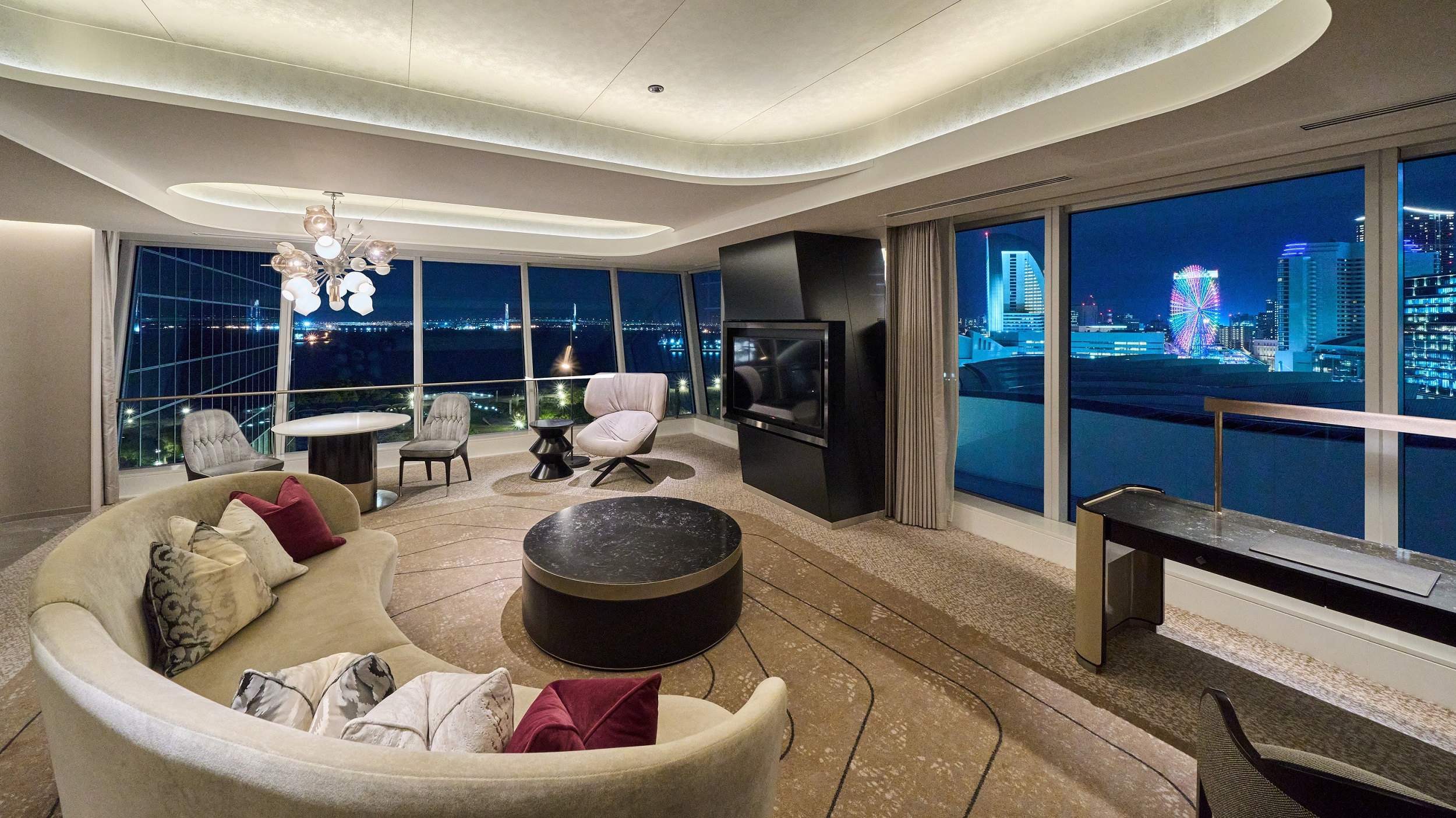 リビングルーム（ザ・カハラスイート ツイン）