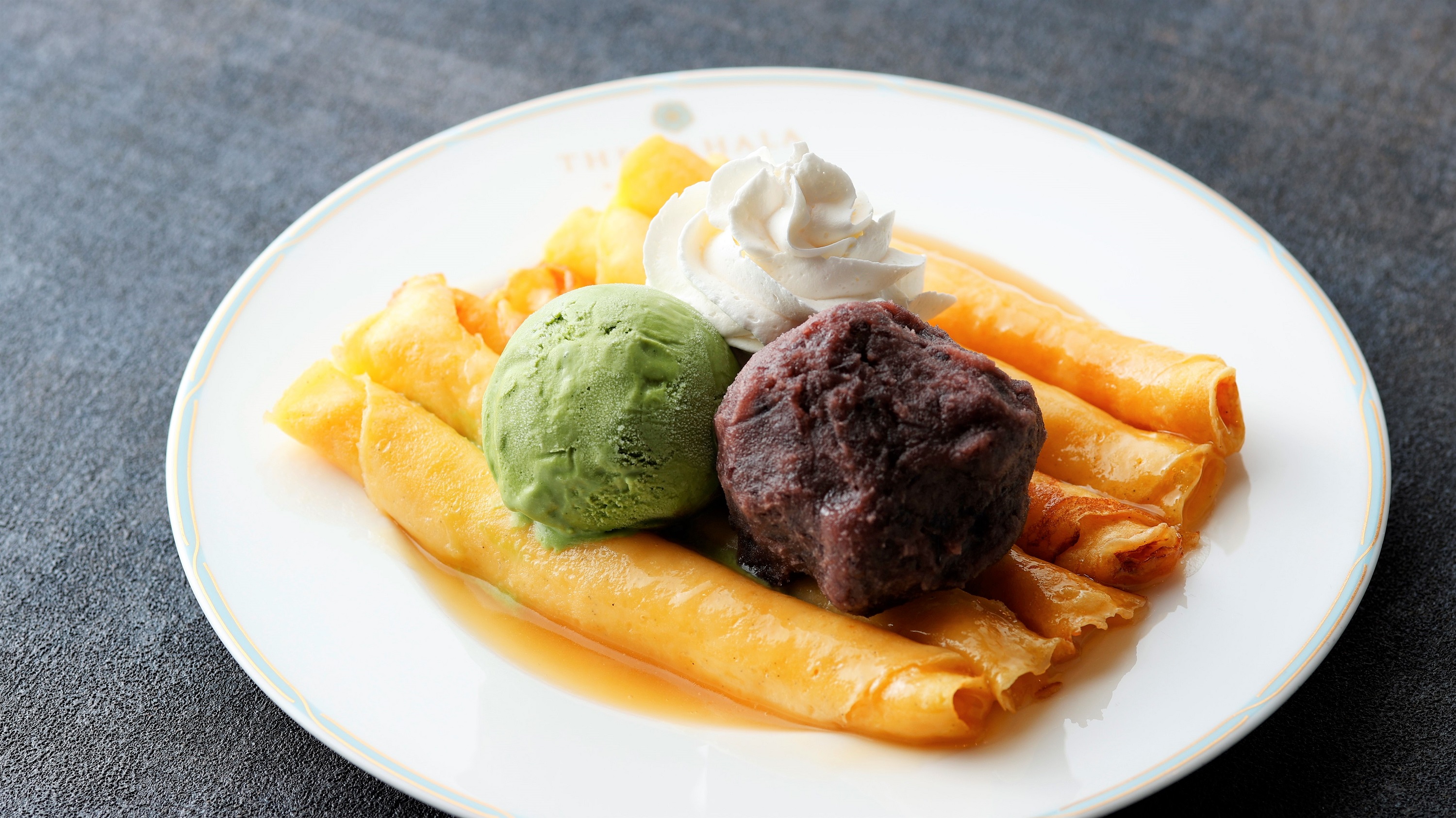 THE KAHALA LOUNGE　抹茶＆あんこシンパンケーキ　6月30日まで提供予定　※イメージ