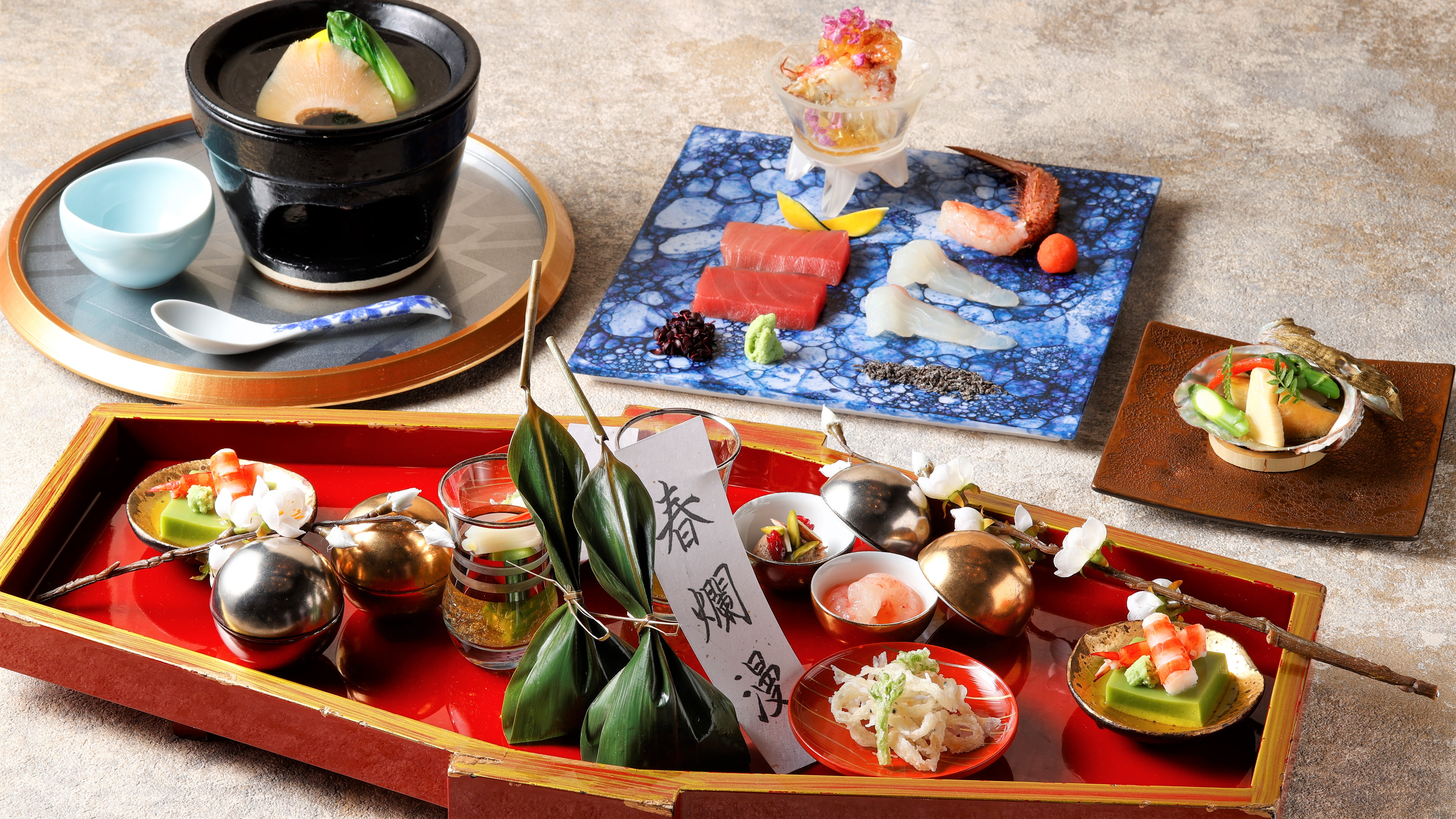 日本料理「華暦」のコース、好日　25年5月31日までの提供　※イメージ