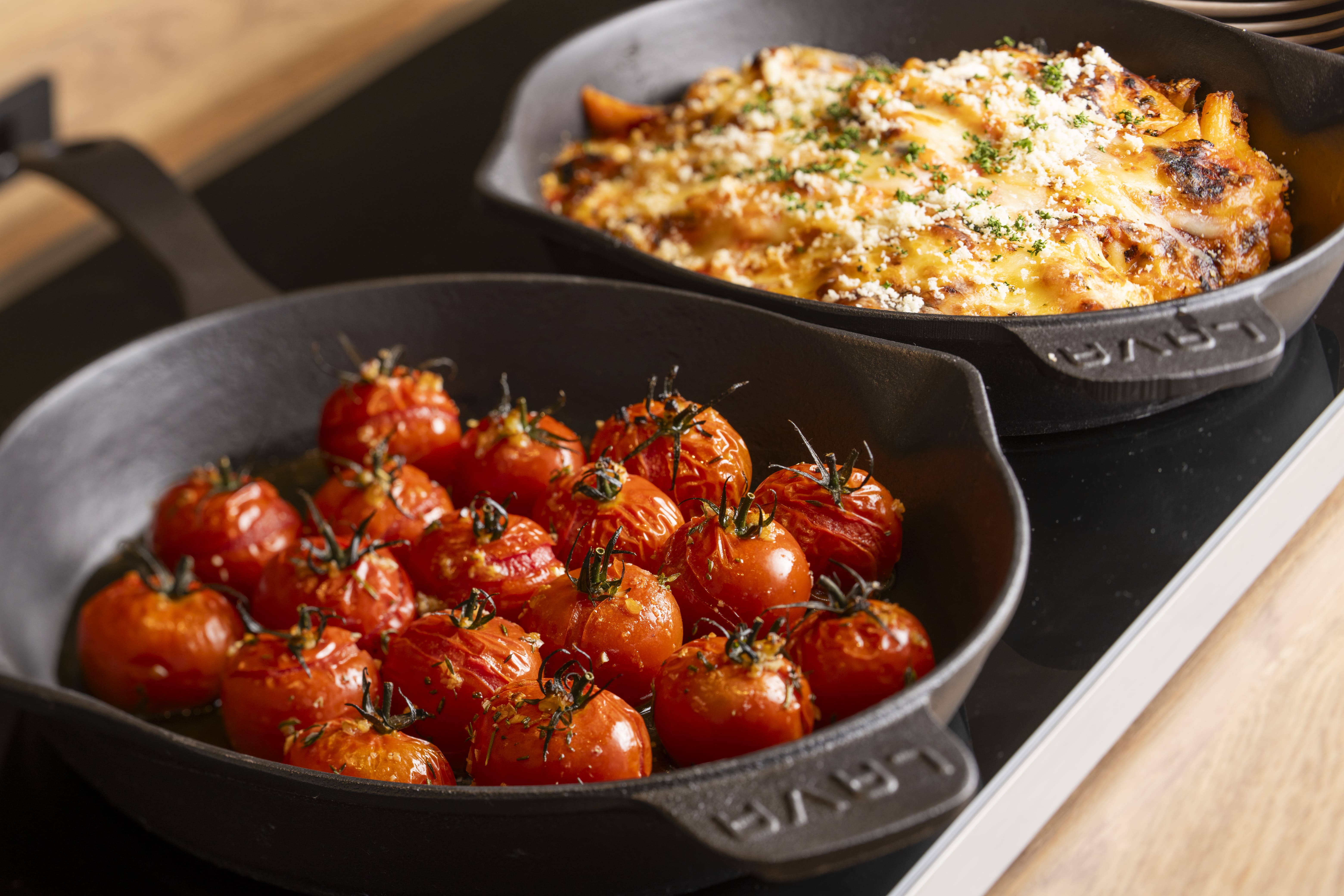 自慢の石窯料理