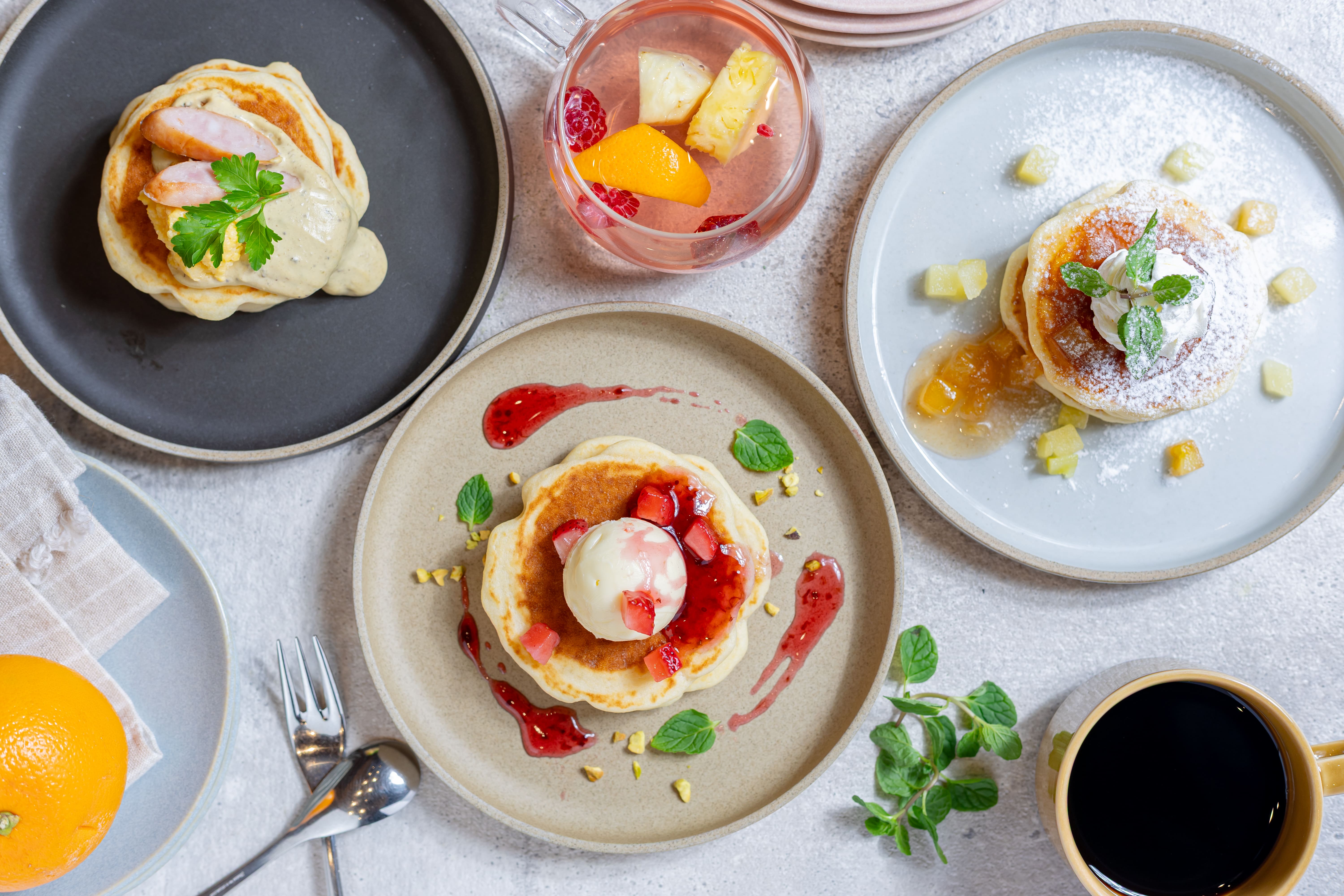 自分で作れる焼き立てパンケーキ