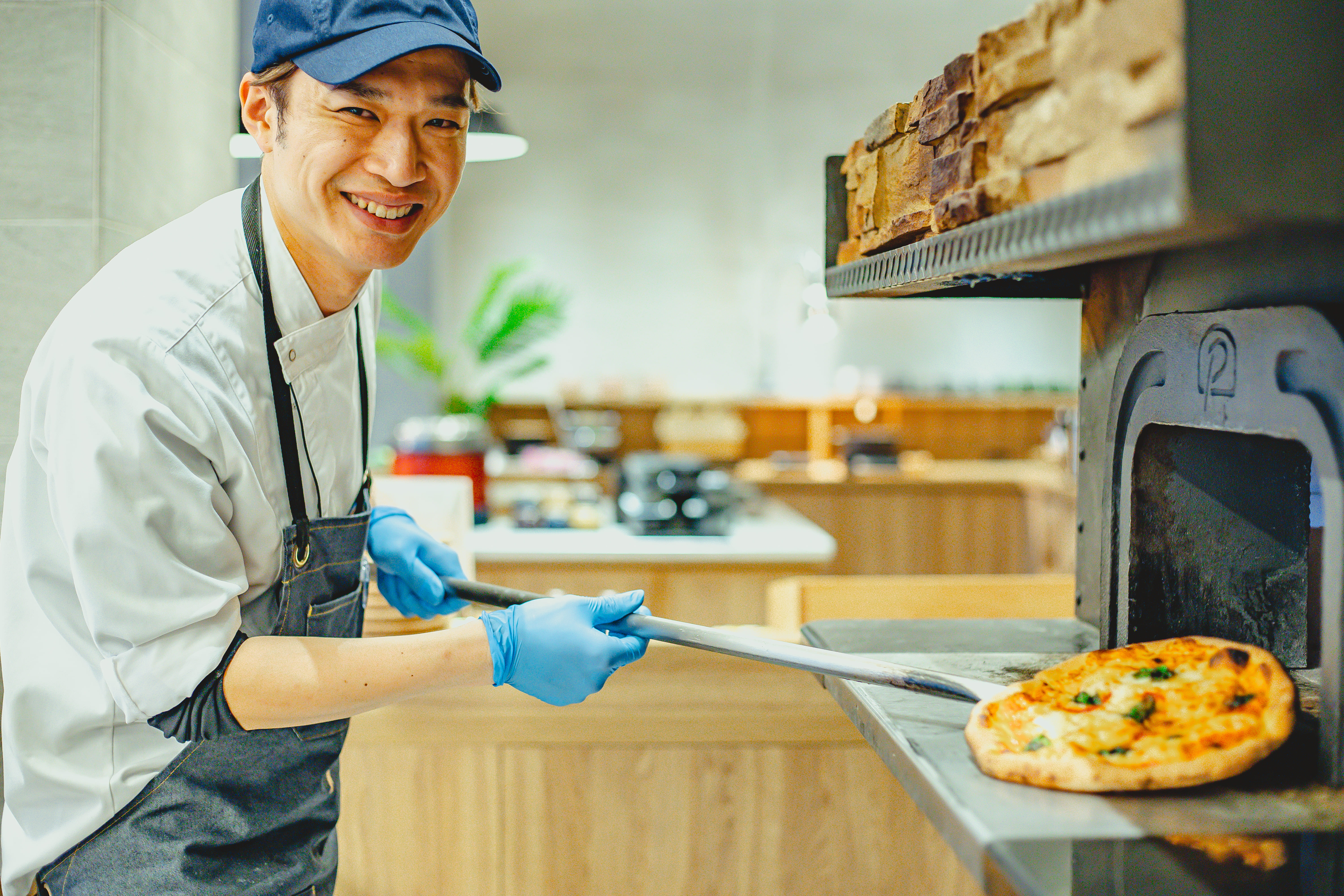 料理長の満点スマイル