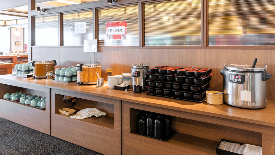 ■お食事■系列旅館松乃井のビュッフェのご朝食 メニュー一例