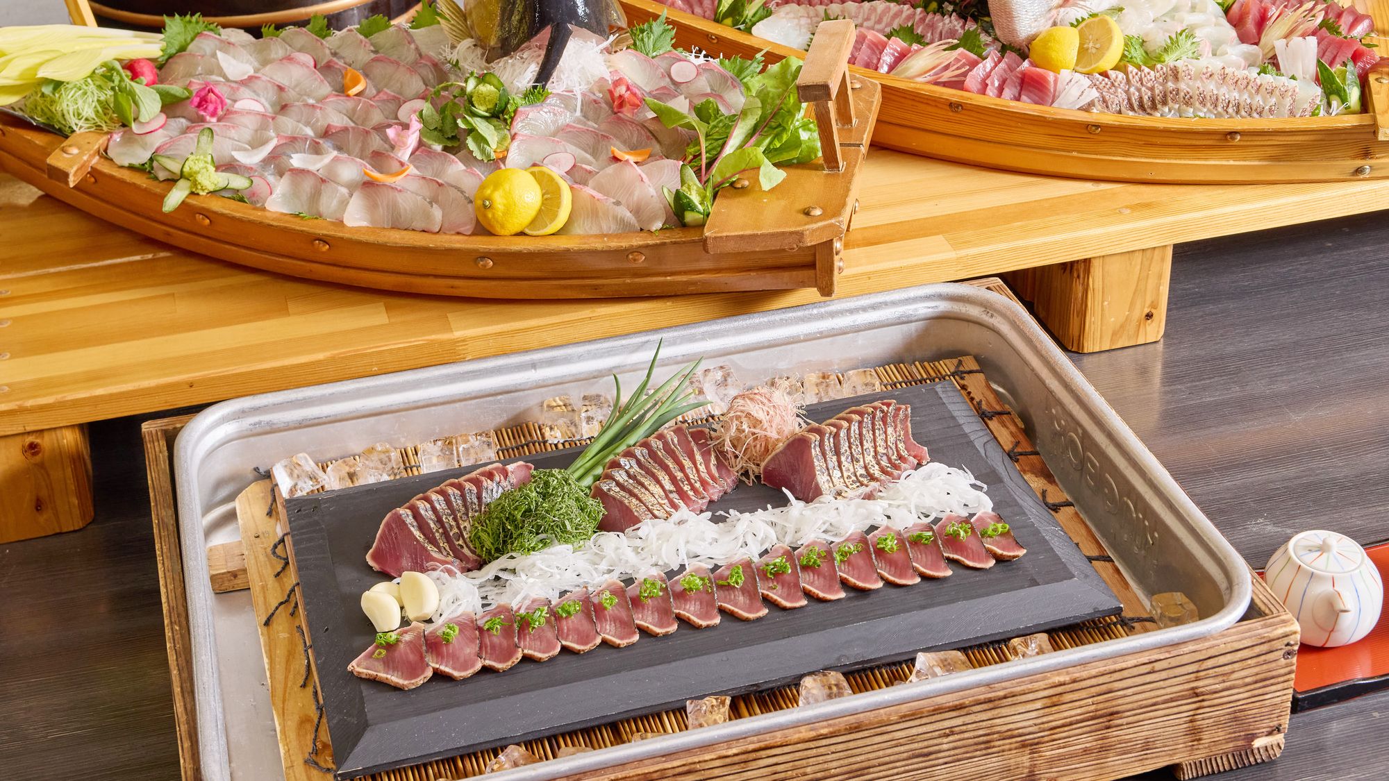 ・【夕食バイキング　イメージ】宮崎の新鮮な魚介をご堪能ください