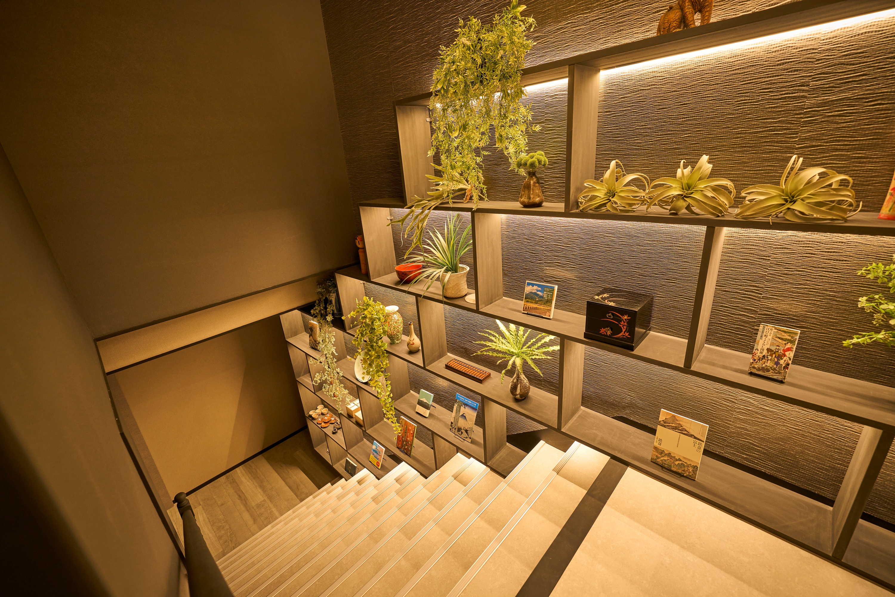 別館にある印象的な階段